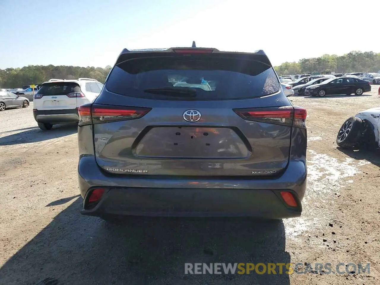 6 fotografías del automóvil dañado 5TDKDRBH5RS545626 TOYOTA HIGHLANDER 2024
