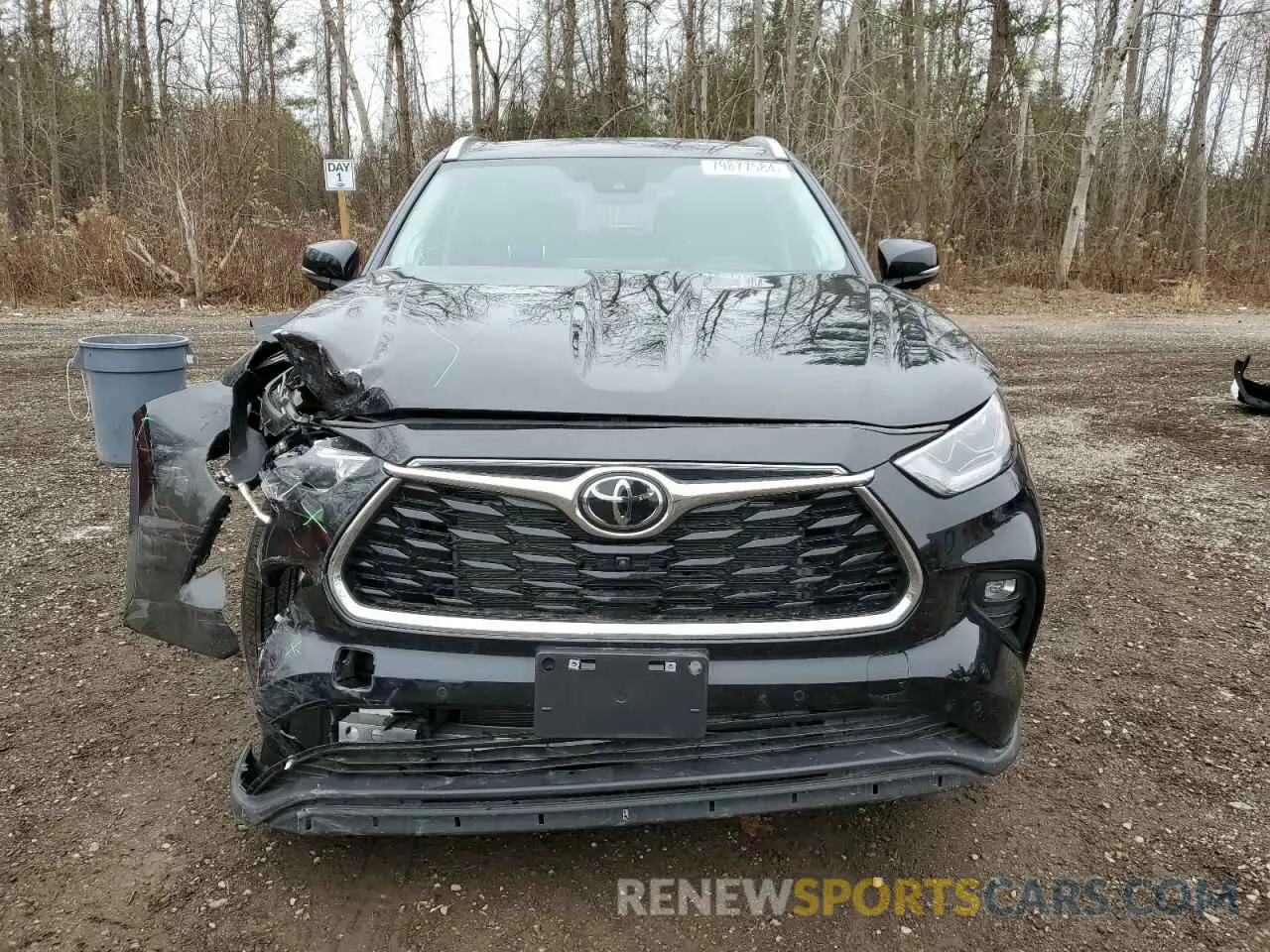 5 fotografías del automóvil dañado 5TDKDRBH5RS551667 TOYOTA HIGHLANDER 2024