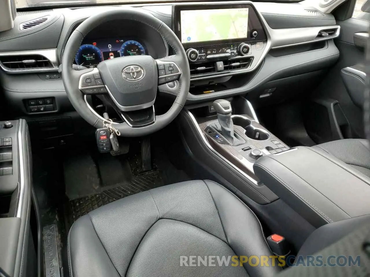 8 fotografías del automóvil dañado 5TDKDRBH5RS551667 TOYOTA HIGHLANDER 2024