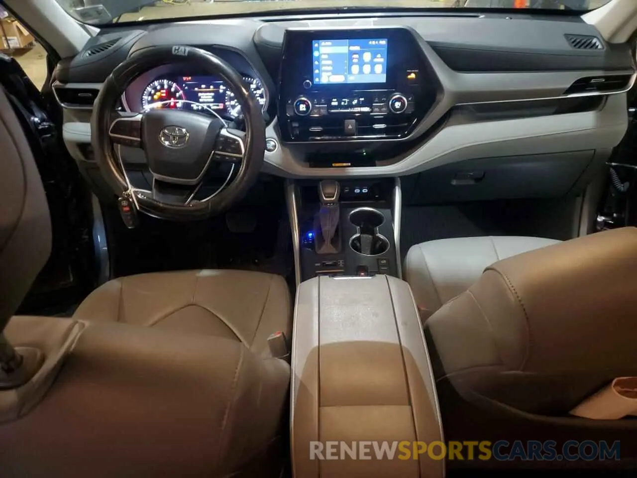 8 fotografías del automóvil dañado 5TDKDRBH6RS552245 TOYOTA HIGHLANDER 2024