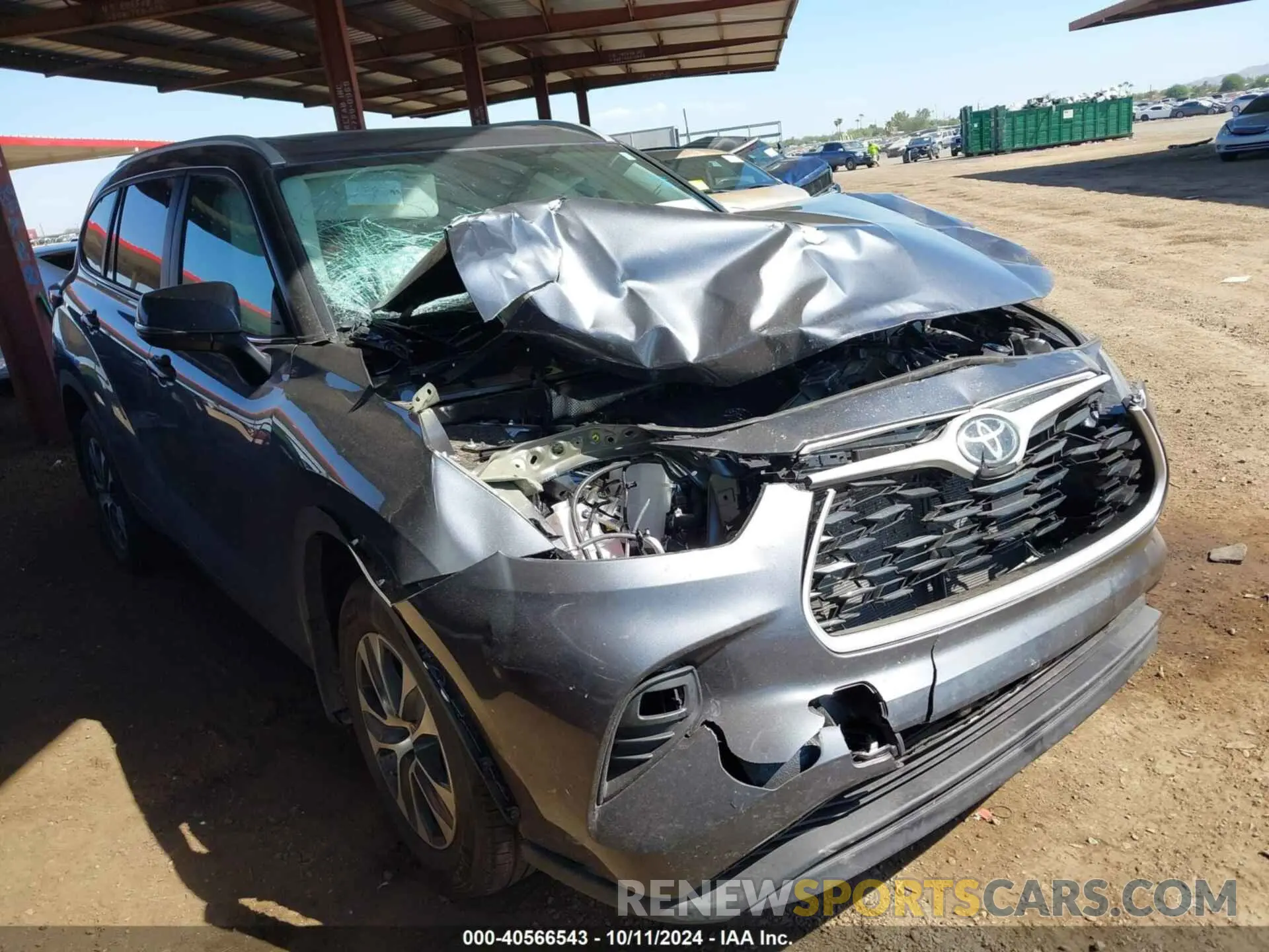 1 fotografías del automóvil dañado 5TDKDRBH6RS557428 TOYOTA HIGHLANDER 2024
