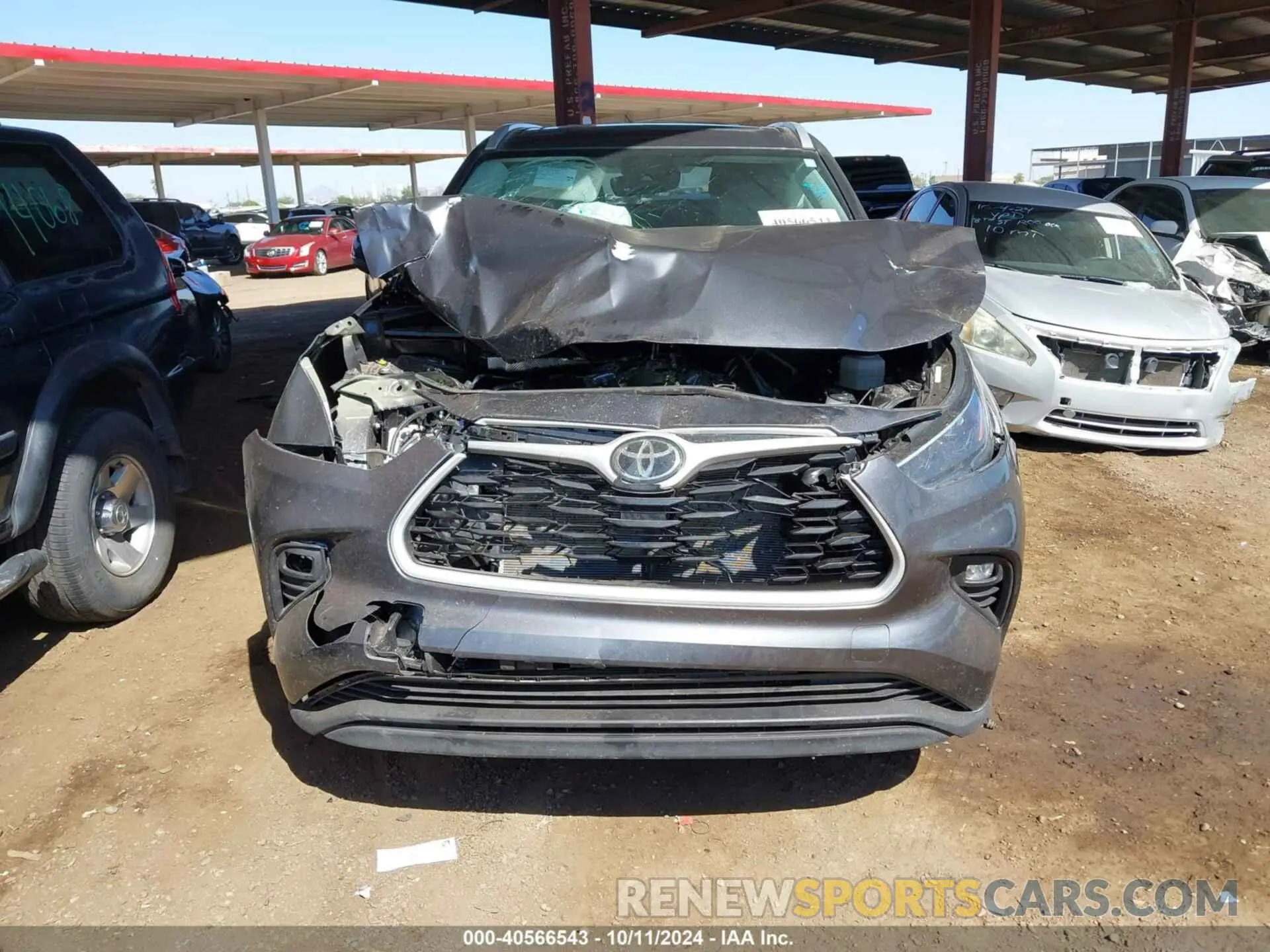 12 fotografías del automóvil dañado 5TDKDRBH6RS557428 TOYOTA HIGHLANDER 2024
