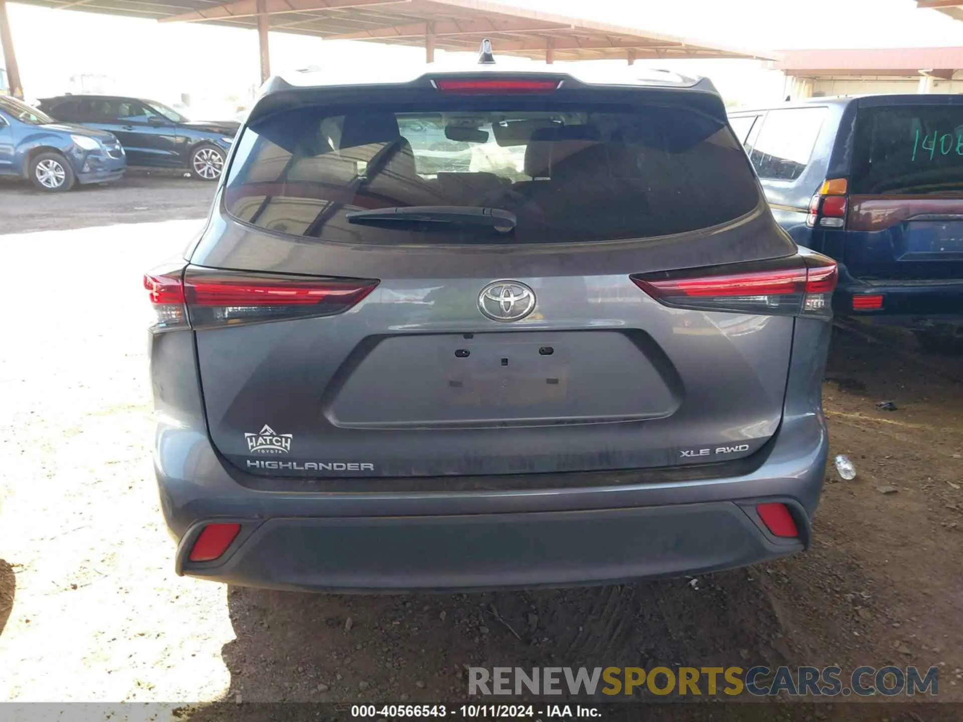 16 fotografías del automóvil dañado 5TDKDRBH6RS557428 TOYOTA HIGHLANDER 2024