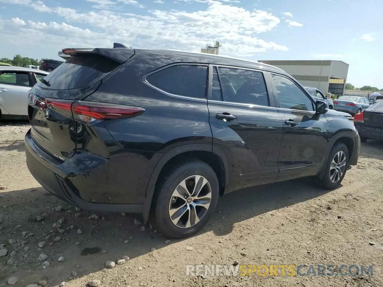 3 fotografías del automóvil dañado 5TDKDRBH7RS530643 TOYOTA HIGHLANDER 2024