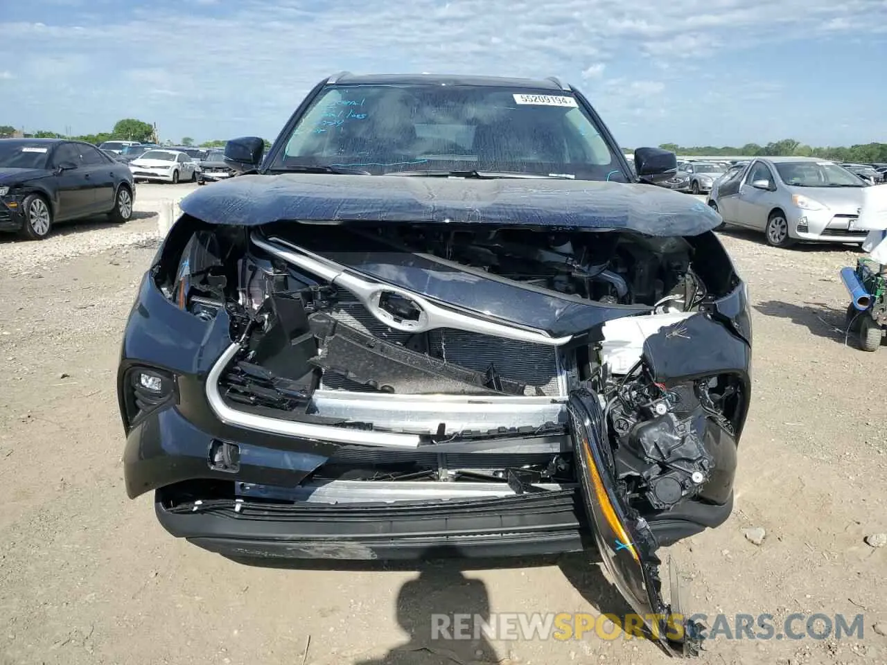 5 fotografías del automóvil dañado 5TDKDRBH7RS530643 TOYOTA HIGHLANDER 2024