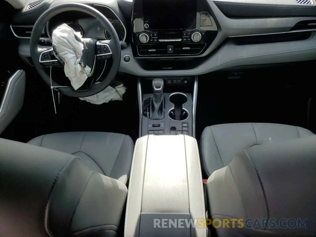 8 fotografías del automóvil dañado 5TDKDRBH7RS530643 TOYOTA HIGHLANDER 2024