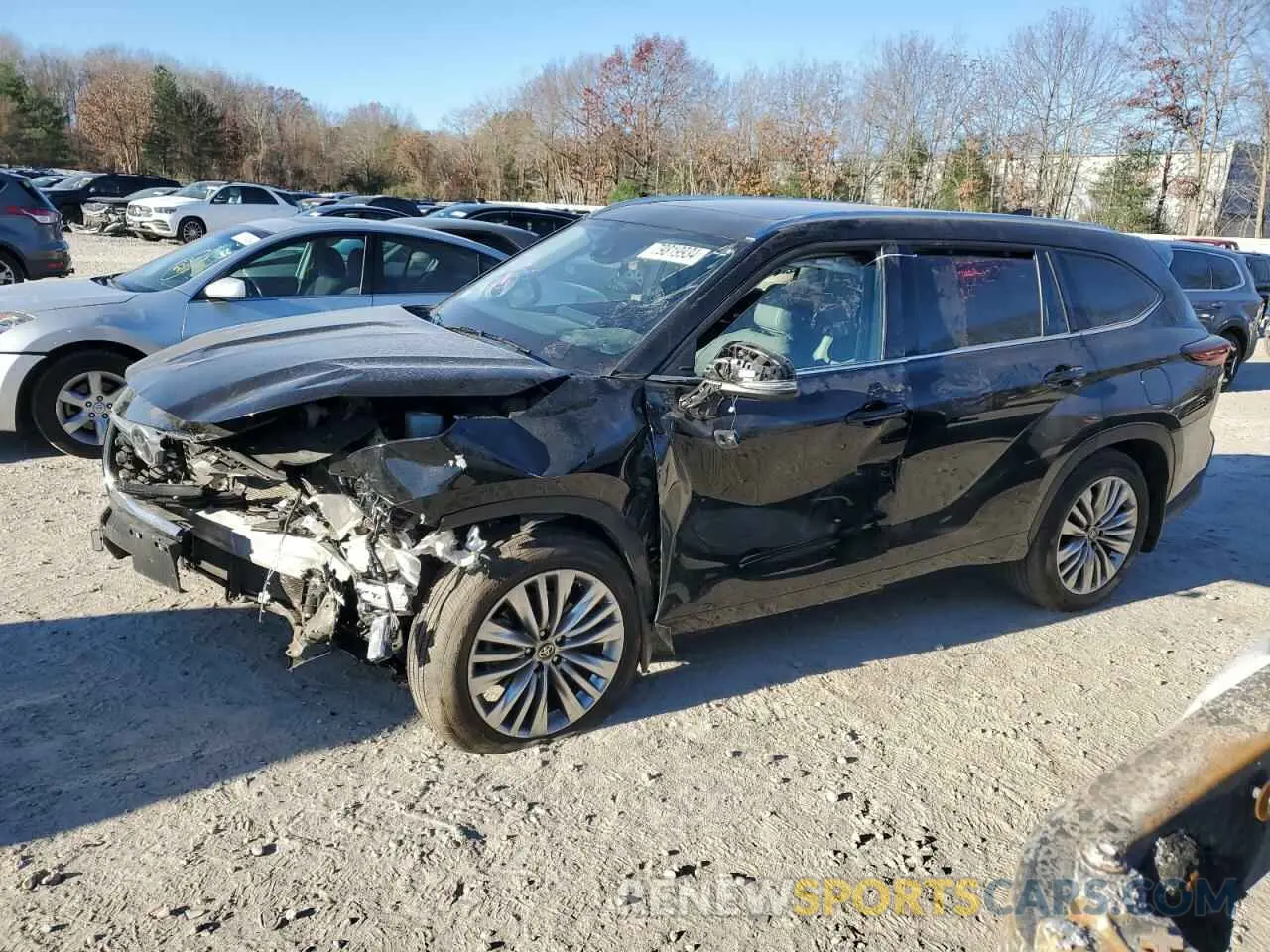 1 fotografías del automóvil dañado 5TDKDRBH7RS535664 TOYOTA HIGHLANDER 2024