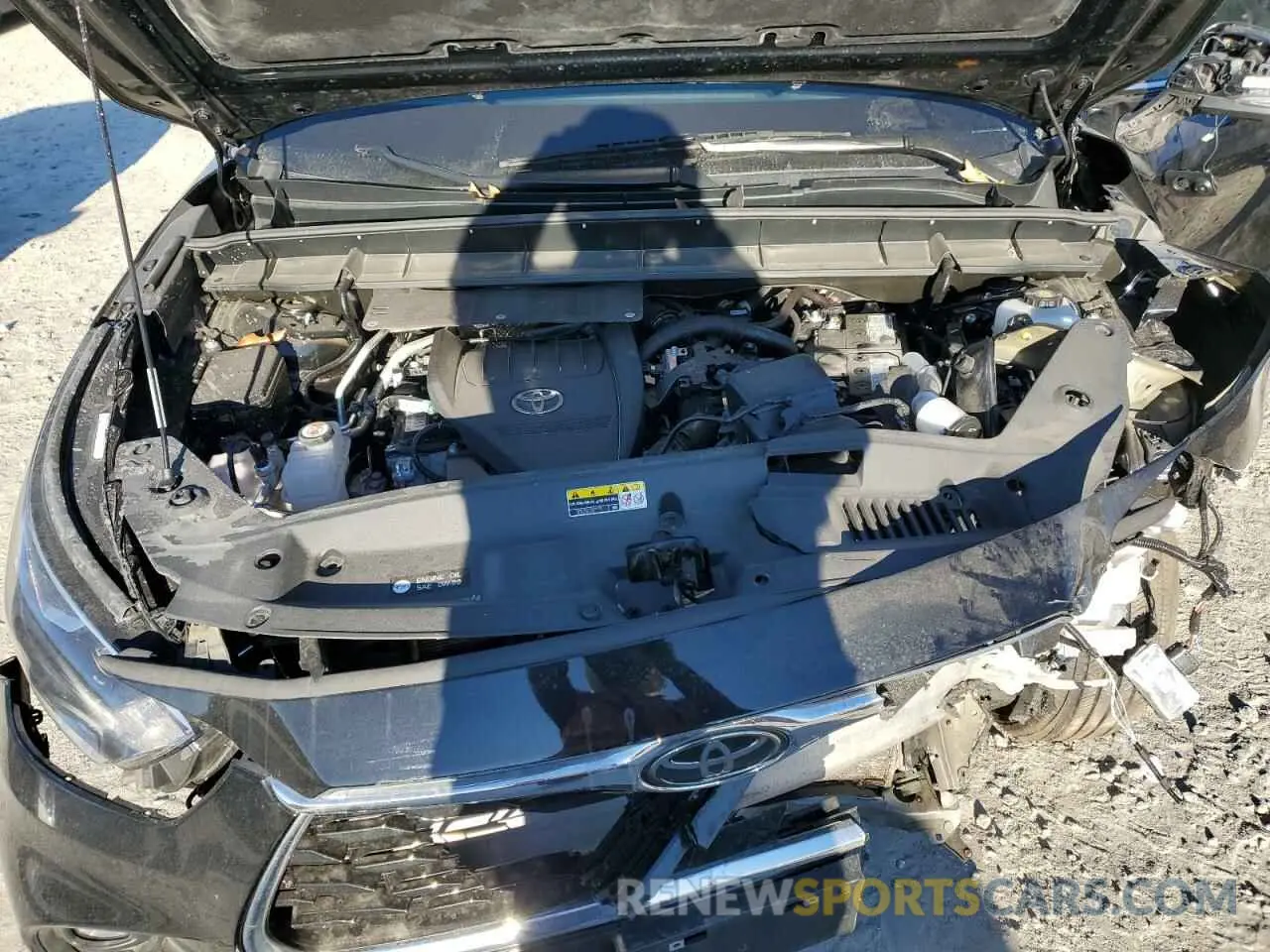 12 fotografías del automóvil dañado 5TDKDRBH7RS535664 TOYOTA HIGHLANDER 2024