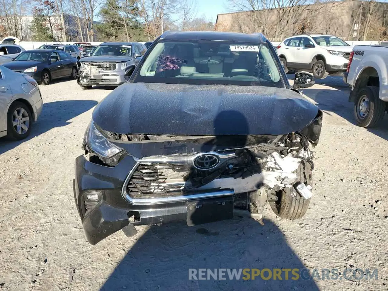 5 fotografías del automóvil dañado 5TDKDRBH7RS535664 TOYOTA HIGHLANDER 2024