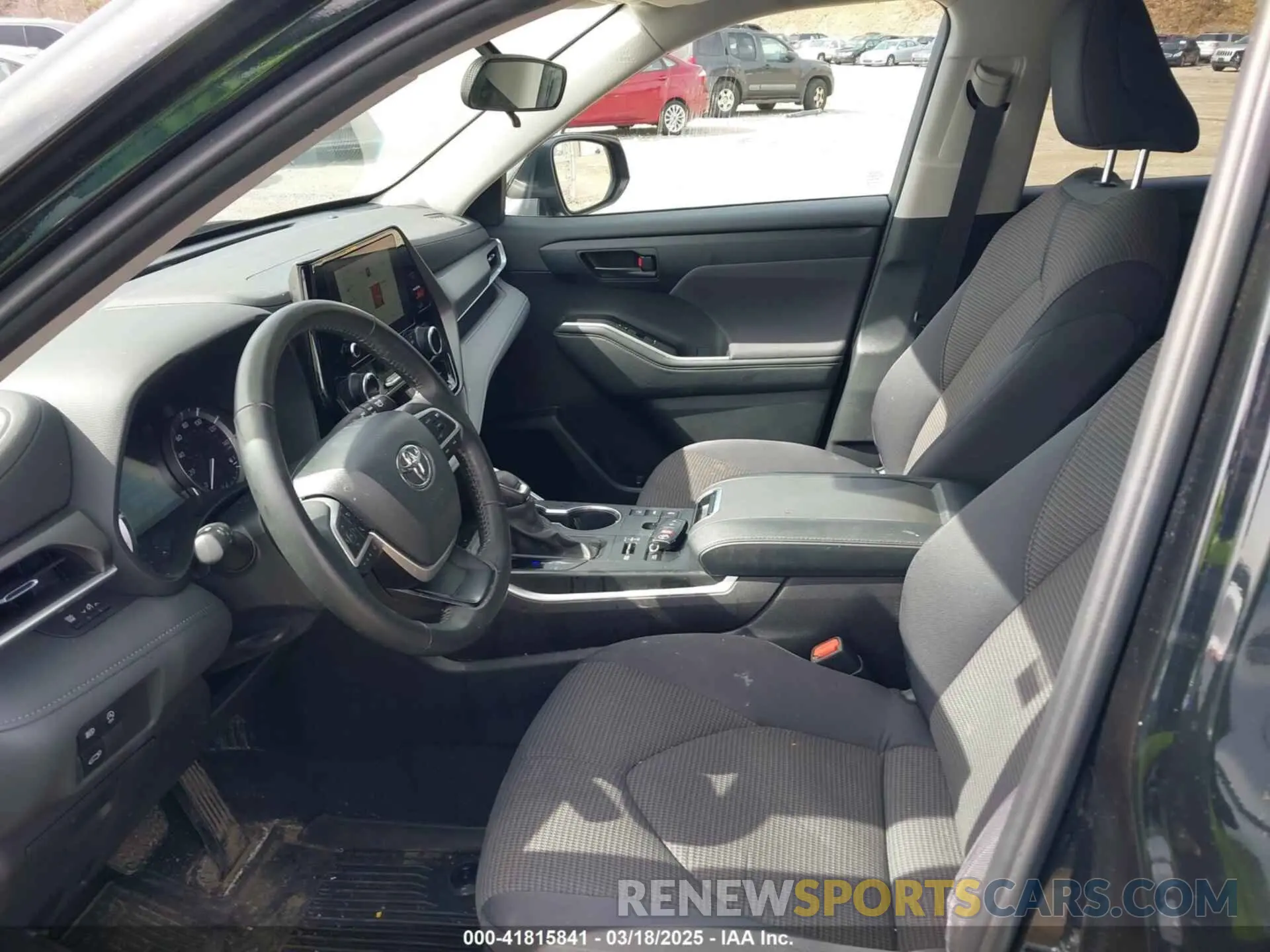 5 fotografías del automóvil dañado 5TDKDRBH7RS536376 TOYOTA HIGHLANDER 2024
