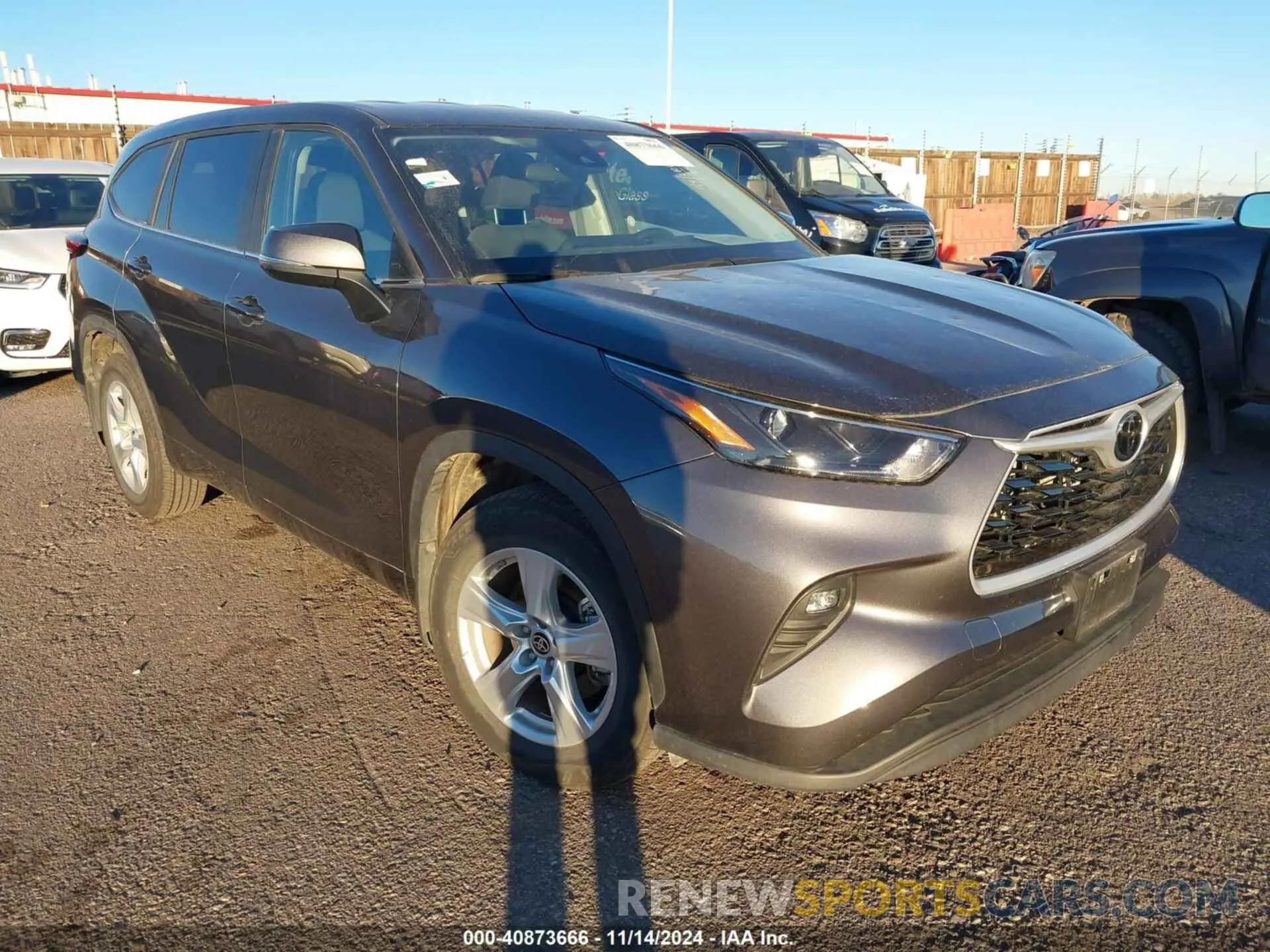 1 fotografías del automóvil dañado 5TDKDRBH7RS538502 TOYOTA HIGHLANDER 2024