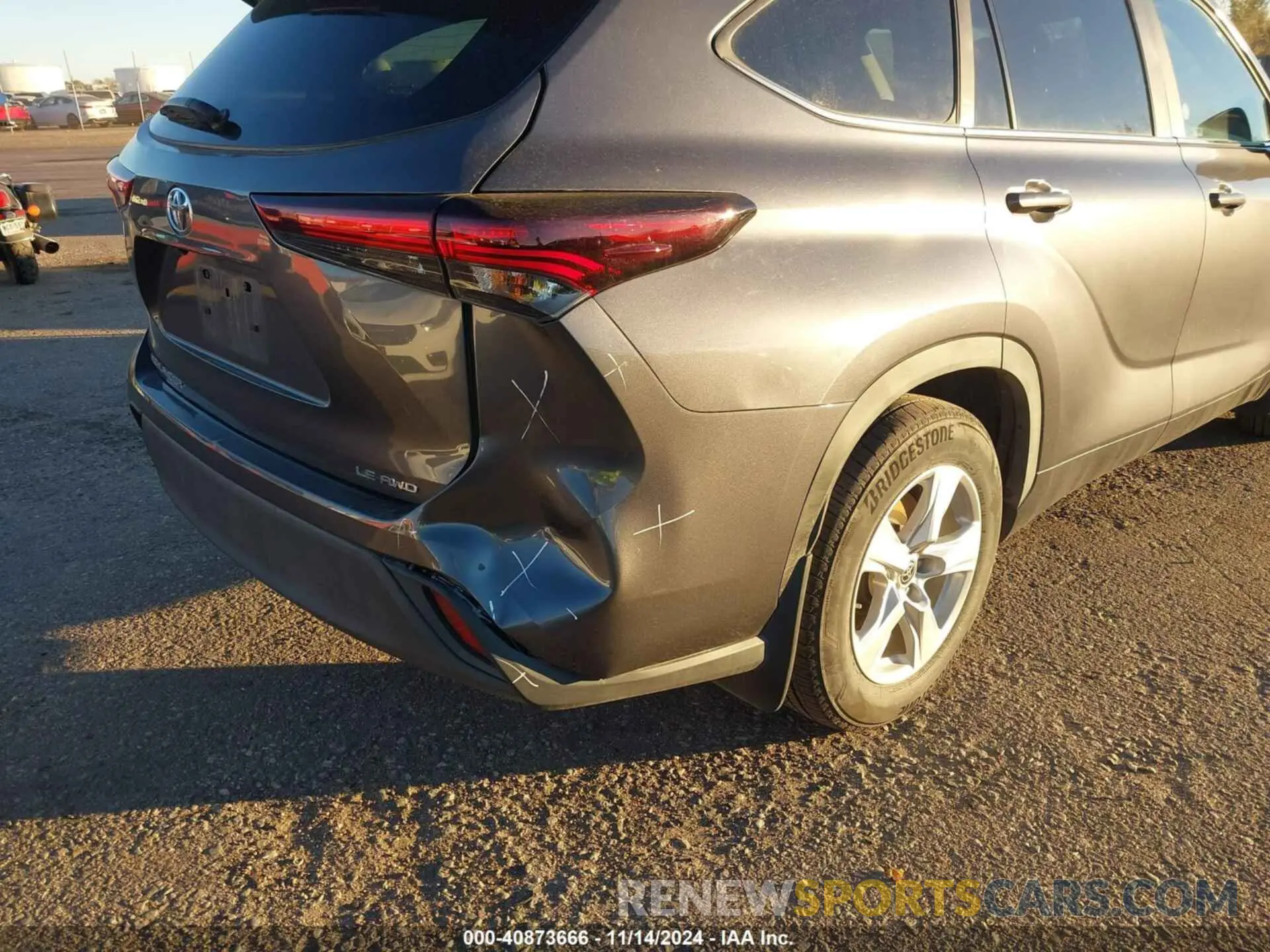 6 fotografías del automóvil dañado 5TDKDRBH7RS538502 TOYOTA HIGHLANDER 2024