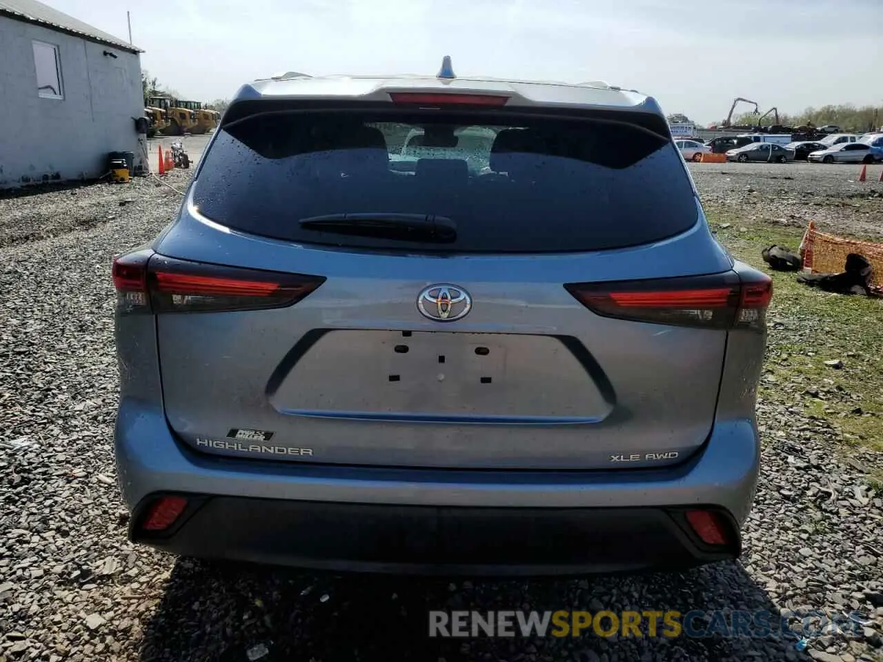 6 fotografías del automóvil dañado 5TDKDRBH7RS539875 TOYOTA HIGHLANDER 2024