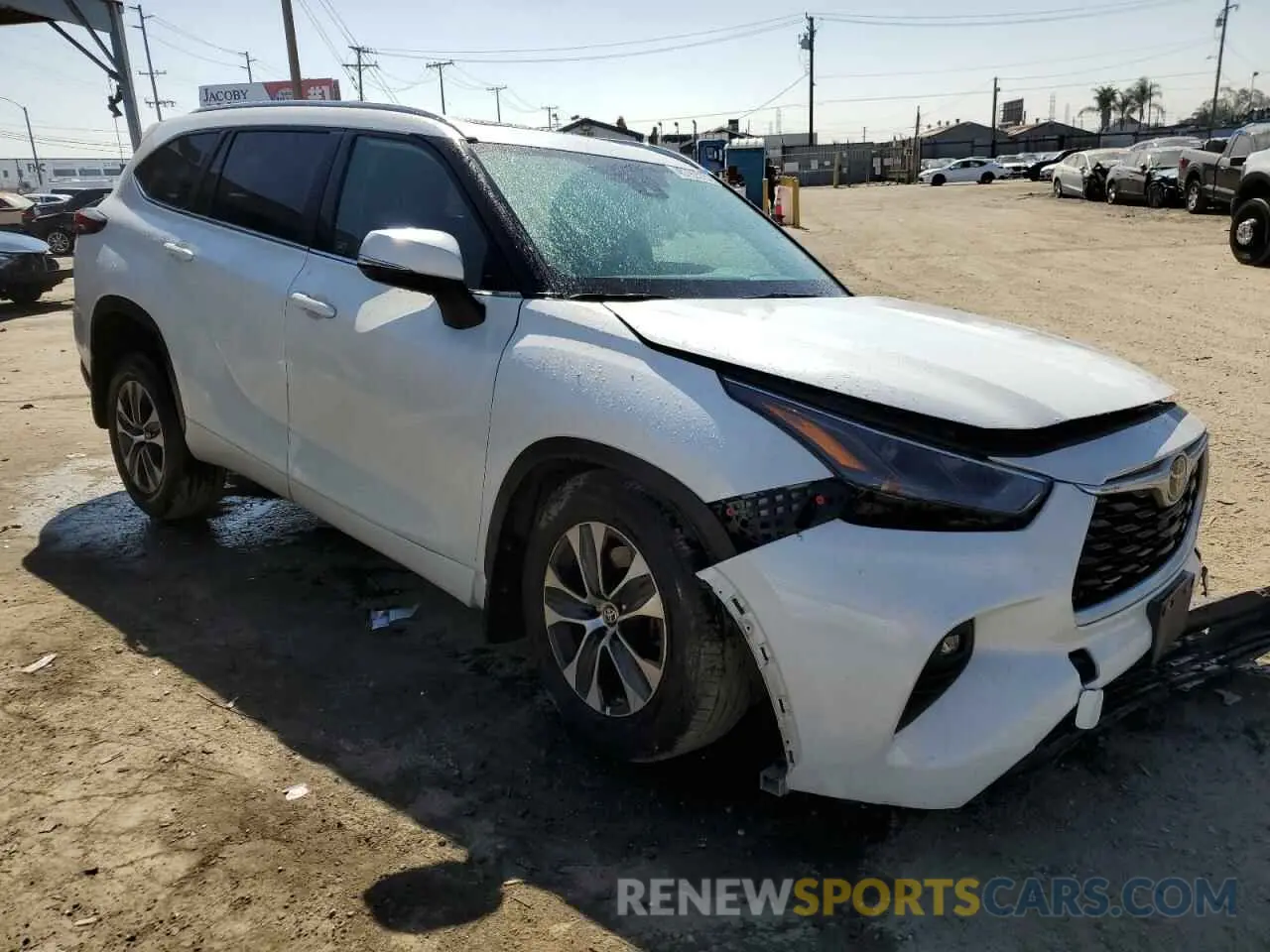4 fotografías del automóvil dañado 5TDKDRBH7RS541125 TOYOTA HIGHLANDER 2024