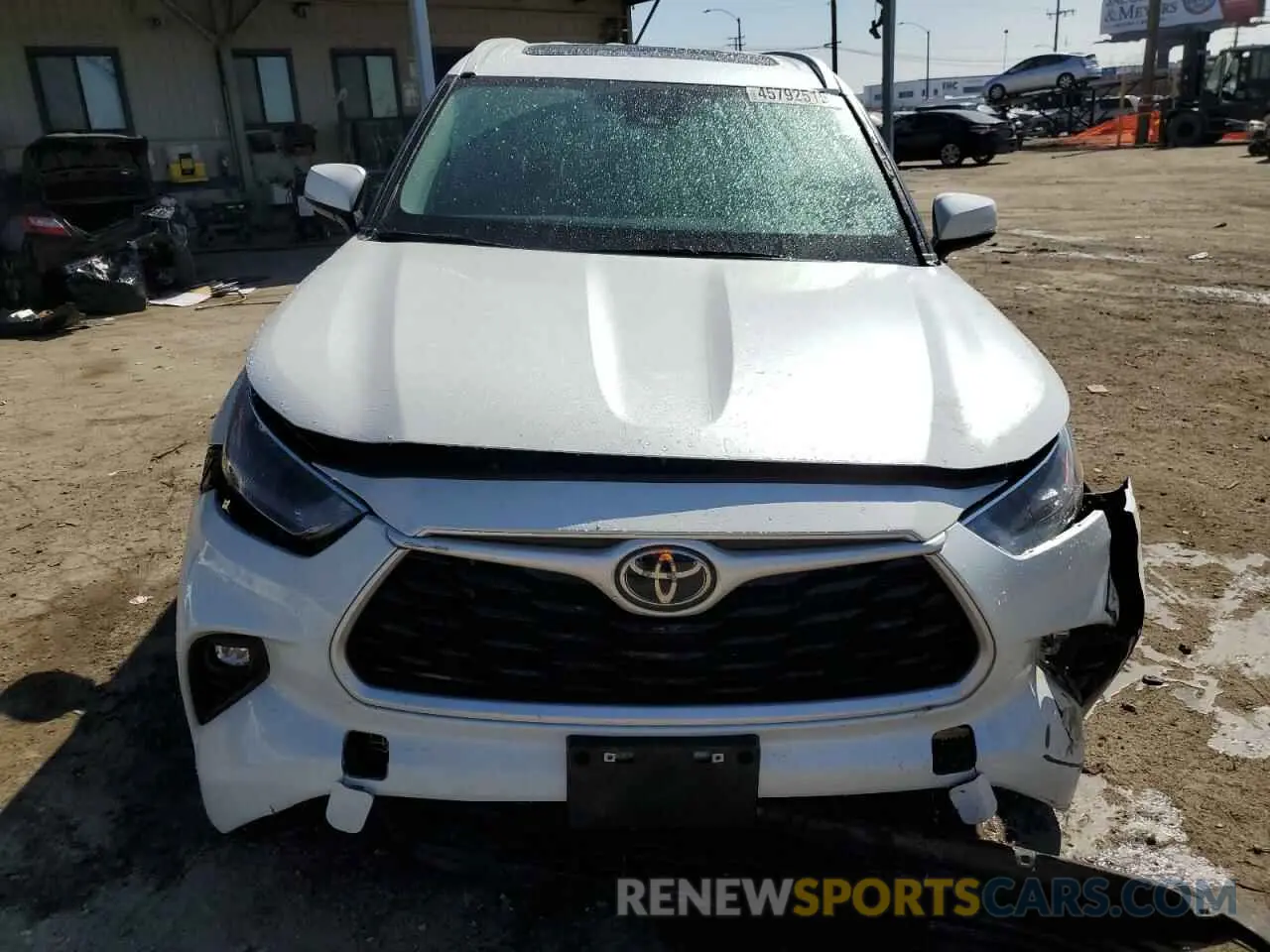 5 fotografías del automóvil dañado 5TDKDRBH7RS541125 TOYOTA HIGHLANDER 2024