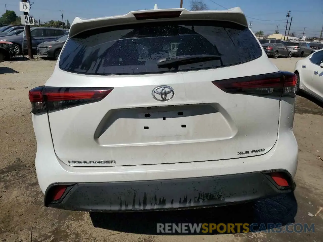 6 fotografías del automóvil dañado 5TDKDRBH7RS541125 TOYOTA HIGHLANDER 2024
