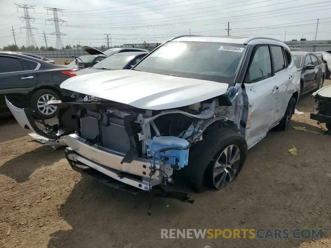 1 fotografías del automóvil dañado 5TDKDRBH7RS565926 TOYOTA HIGHLANDER 2024