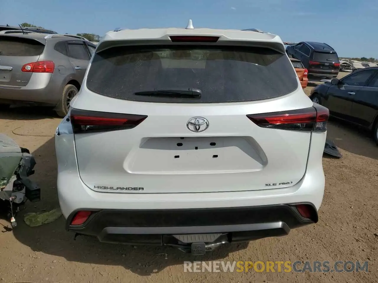6 fotografías del automóvil dañado 5TDKDRBH7RS565926 TOYOTA HIGHLANDER 2024