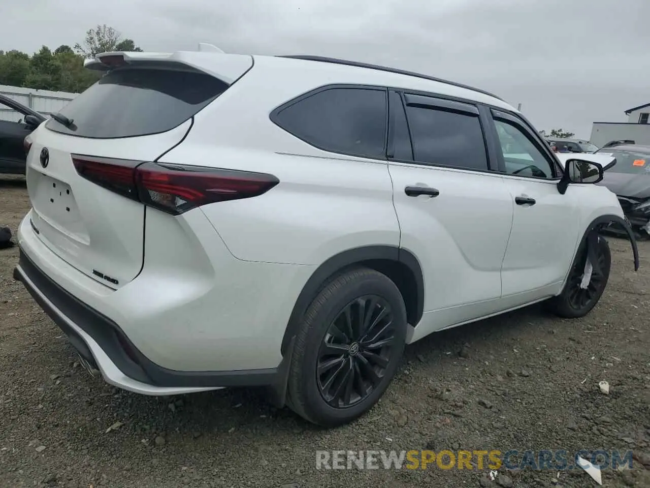 3 fotografías del automóvil dañado 5TDKDRBH7RS568471 TOYOTA HIGHLANDER 2024