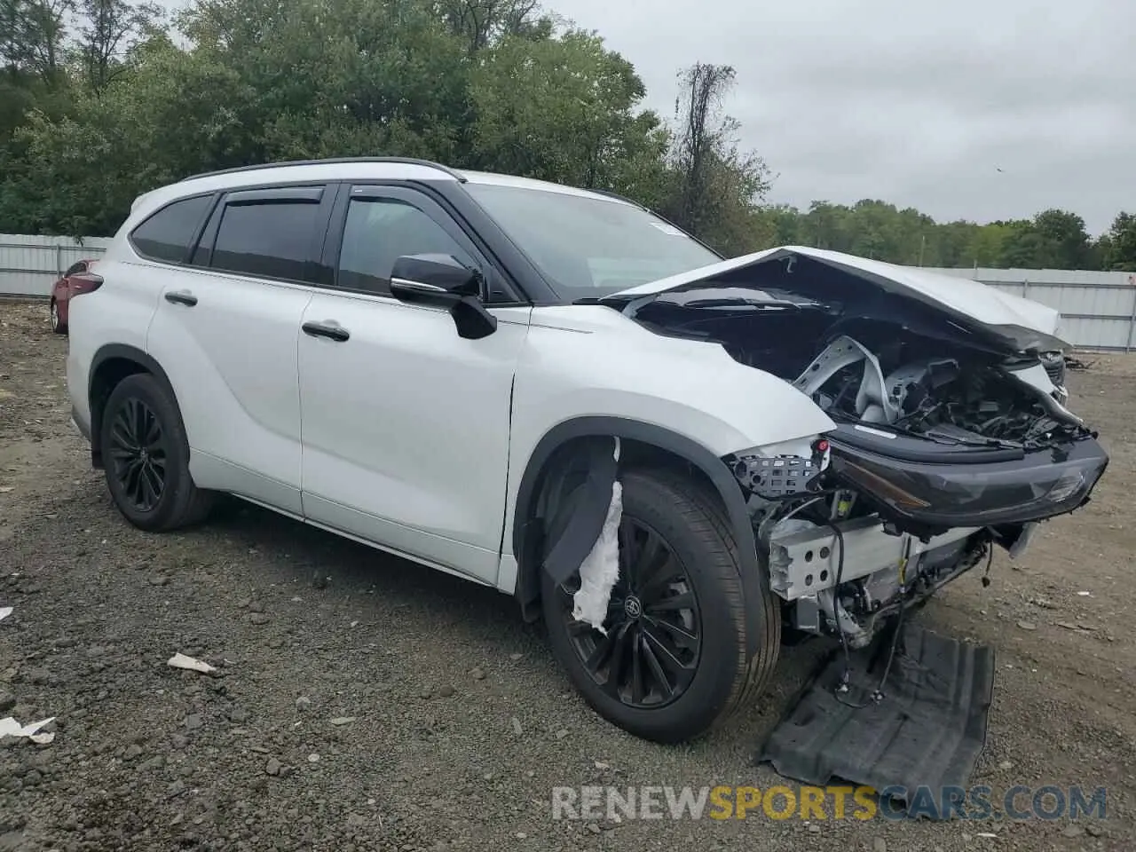 4 fotografías del automóvil dañado 5TDKDRBH7RS568471 TOYOTA HIGHLANDER 2024
