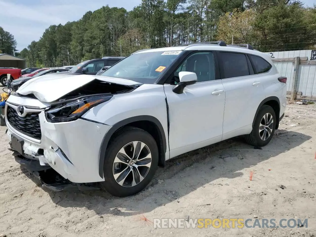 1 fotografías del automóvil dañado 5TDKDRBH9RS557620 TOYOTA HIGHLANDER 2024