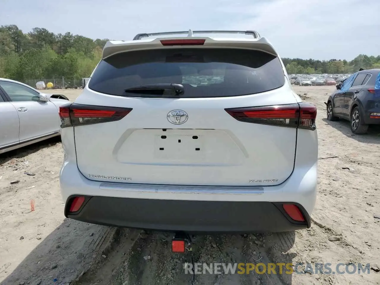 6 fotografías del automóvil dañado 5TDKDRBH9RS557620 TOYOTA HIGHLANDER 2024
