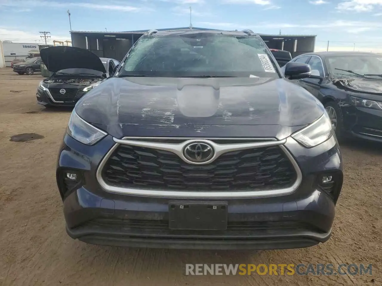 5 fotografías del automóvil dañado 5TDKDRBH9RS558959 TOYOTA HIGHLANDER 2024