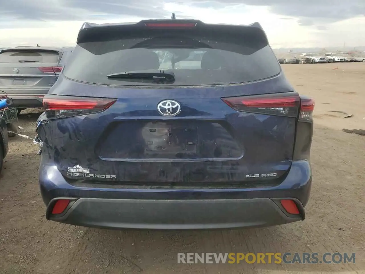 6 fotografías del automóvil dañado 5TDKDRBH9RS558959 TOYOTA HIGHLANDER 2024