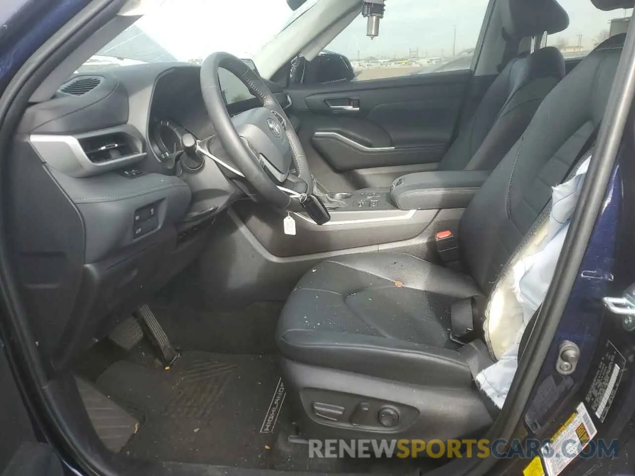 7 fotografías del automóvil dañado 5TDKDRBH9RS558959 TOYOTA HIGHLANDER 2024