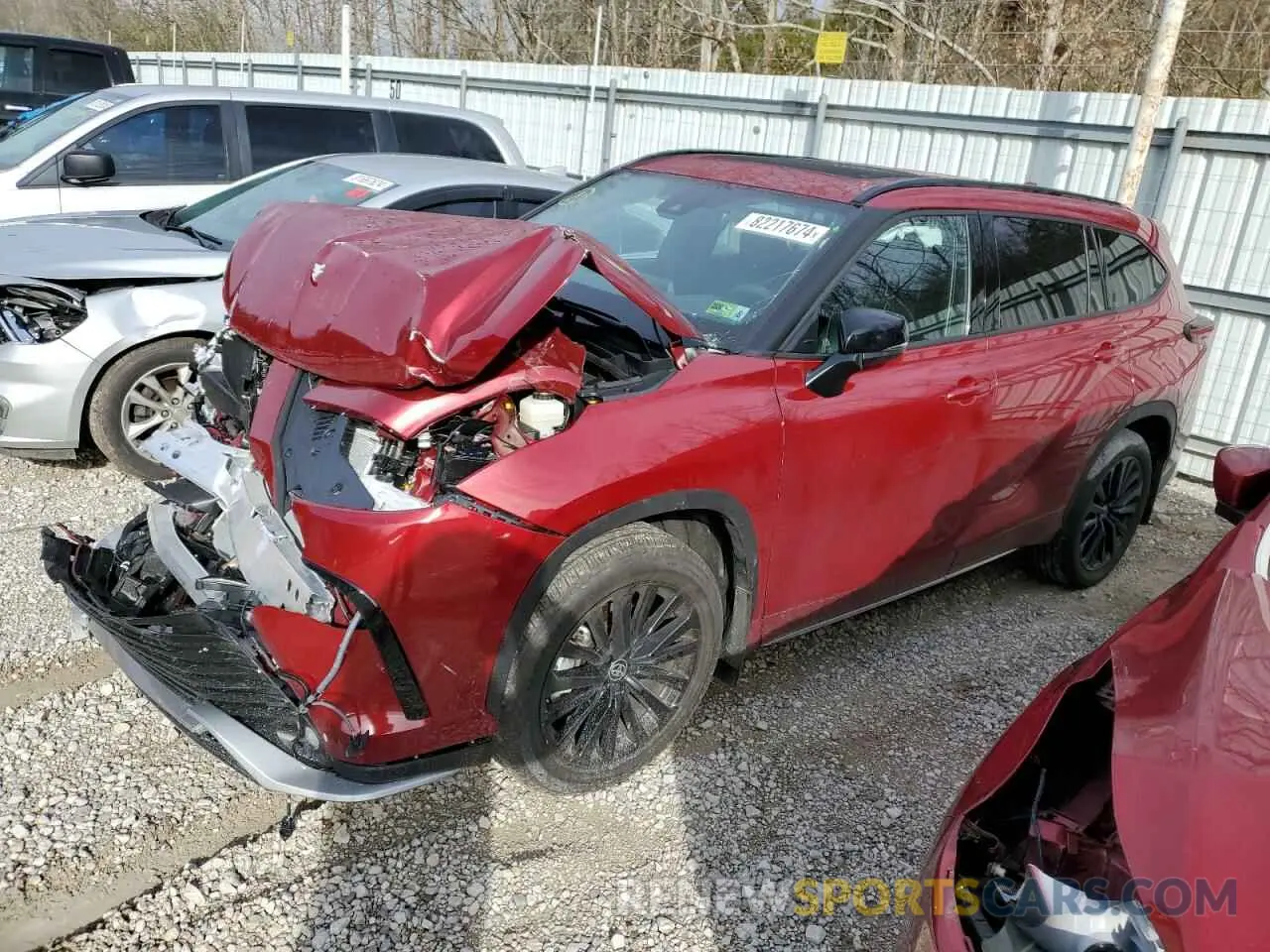 1 fotografías del automóvil dañado 5TDKDRBH9RS572408 TOYOTA HIGHLANDER 2024