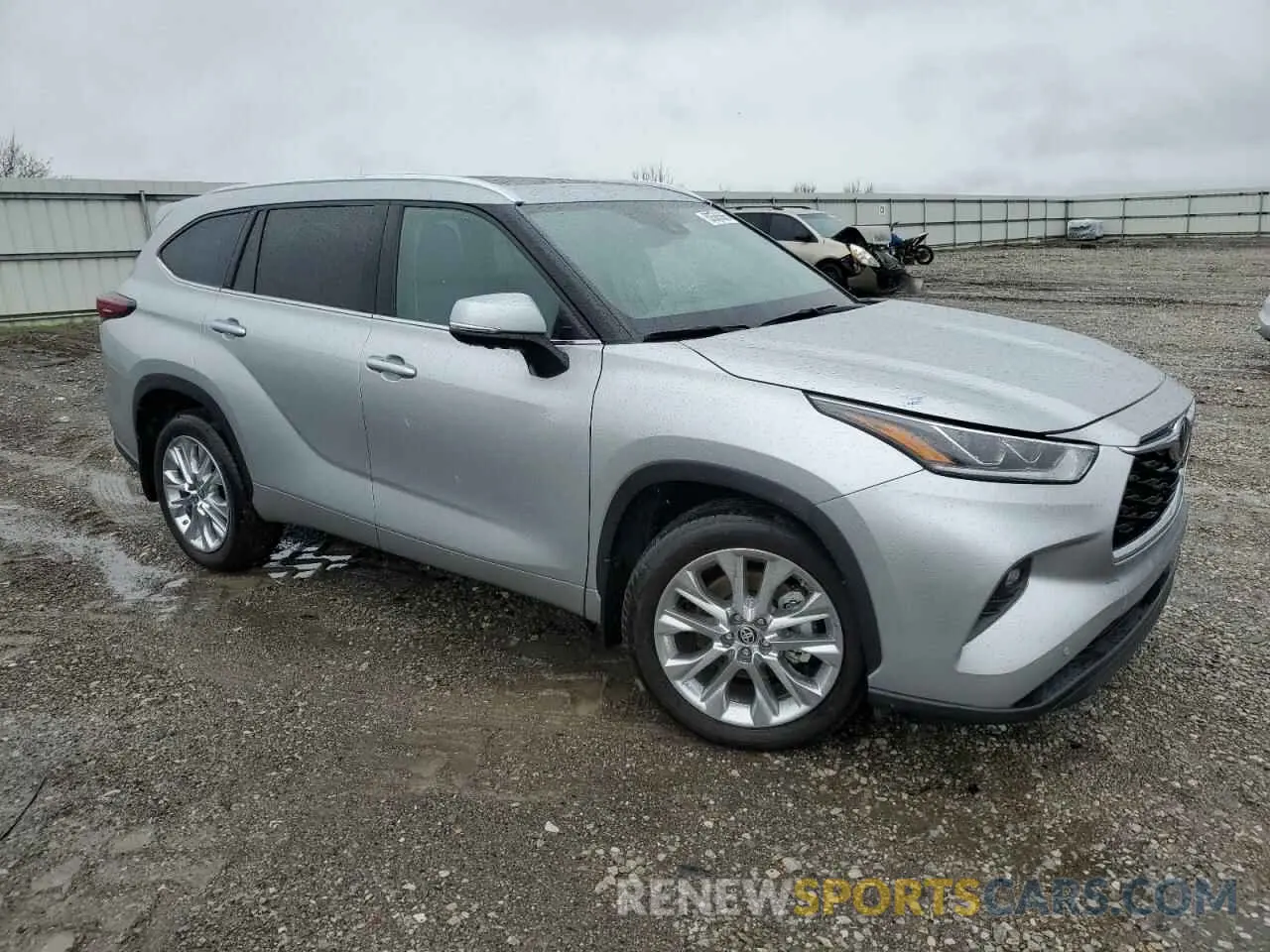 4 fotografías del automóvil dañado 5TDKDRBHXRS544410 TOYOTA HIGHLANDER 2024
