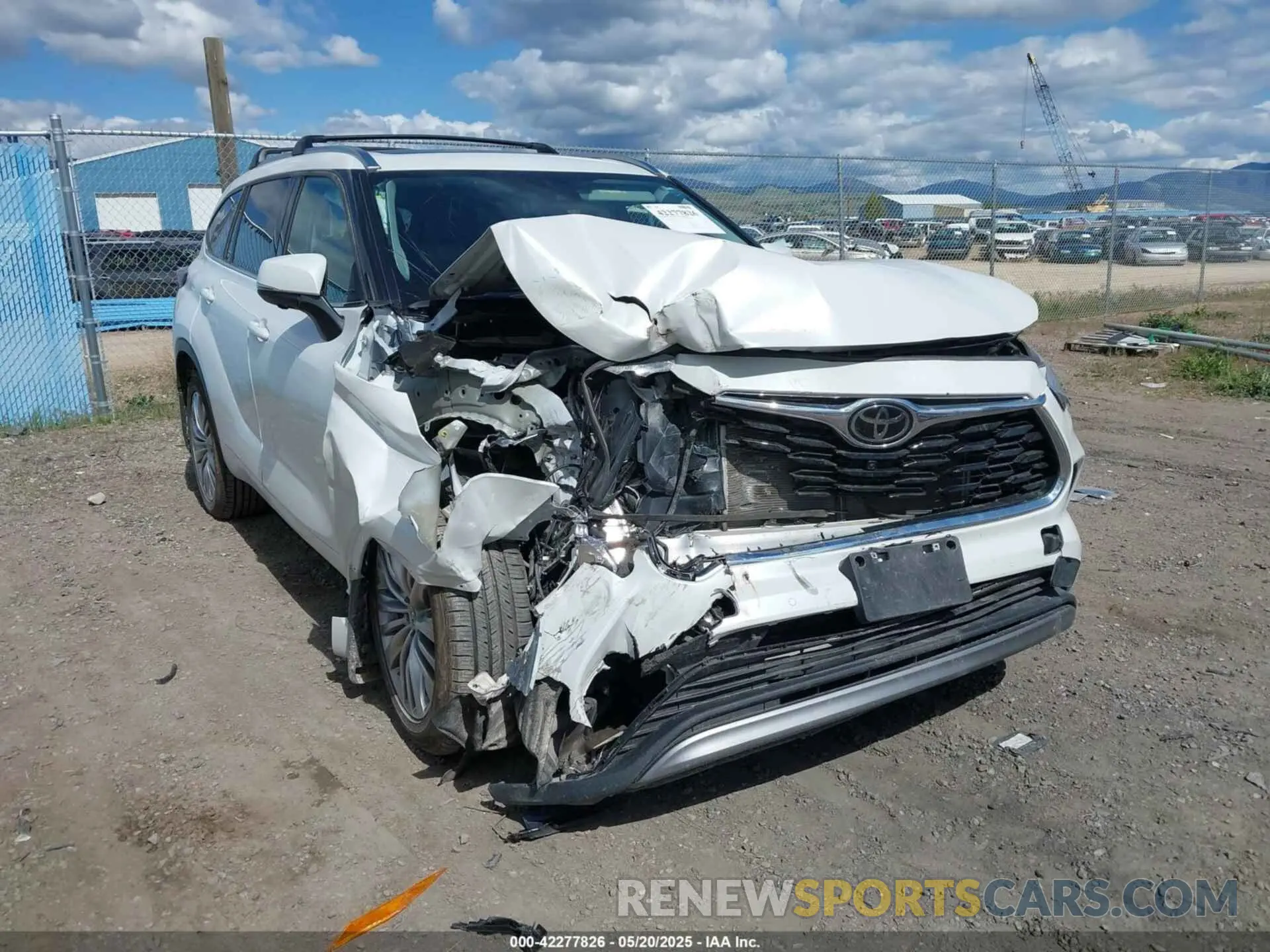 6 fotografías del automóvil dañado 5TDKDRBHXRS572904 TOYOTA HIGHLANDER 2024