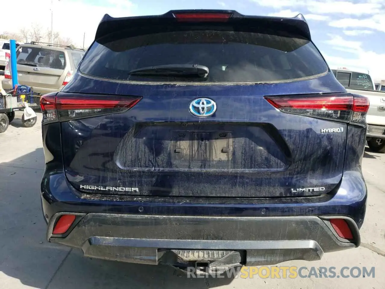 6 fotografías del automóvil dañado 5TDXBRCH2RS604402 TOYOTA HIGHLANDER 2024