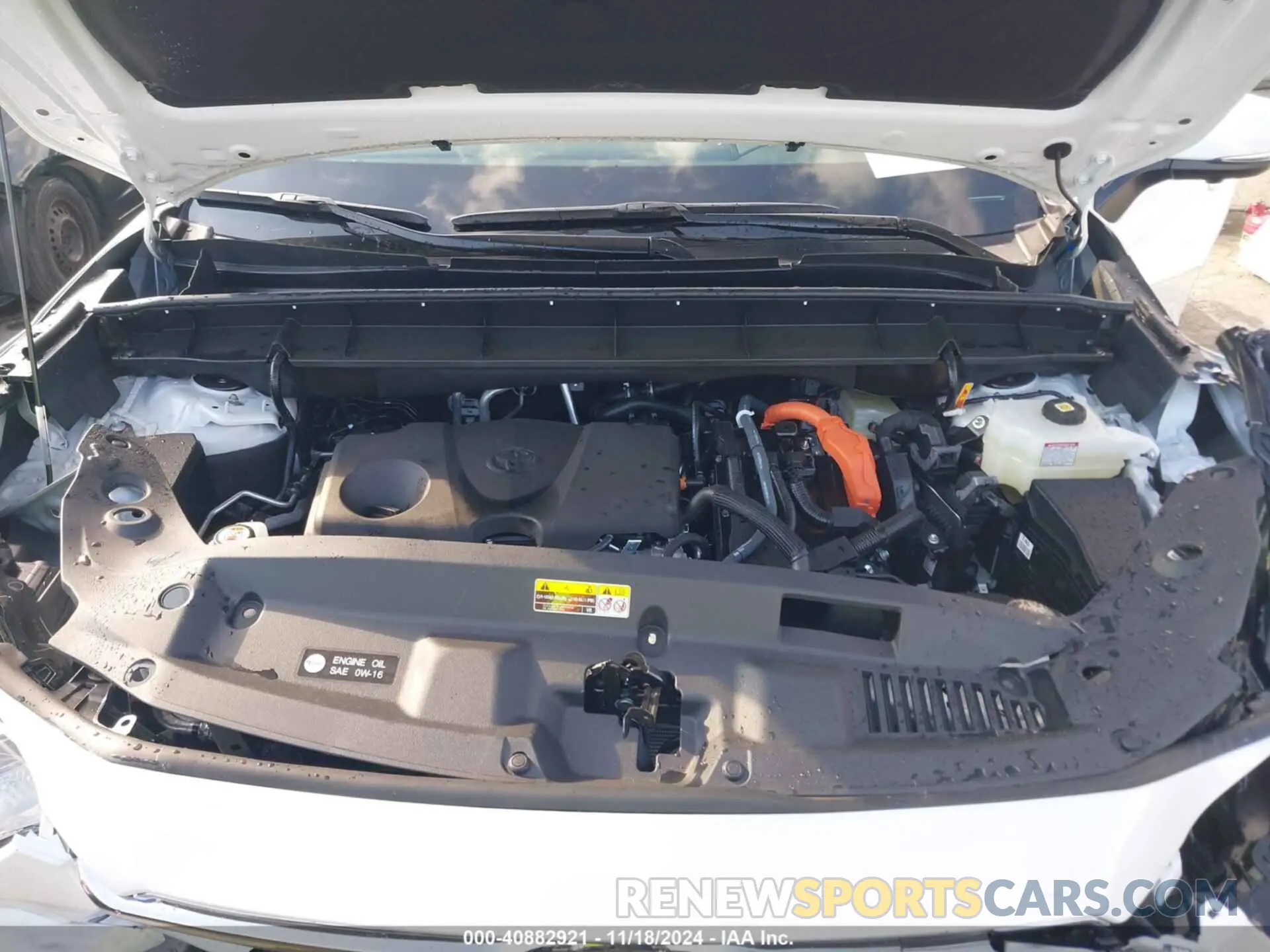 10 fotografías del automóvil dañado 5TDXBRCH5RS640360 TOYOTA HIGHLANDER 2024