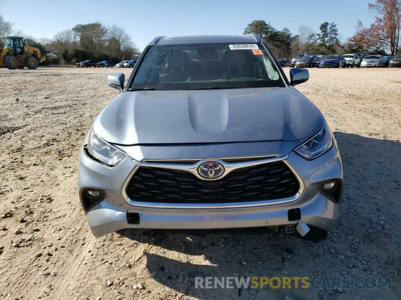 5 fotografías del automóvil dañado 5TDXBRCH9RS615848 TOYOTA HIGHLANDER 2024