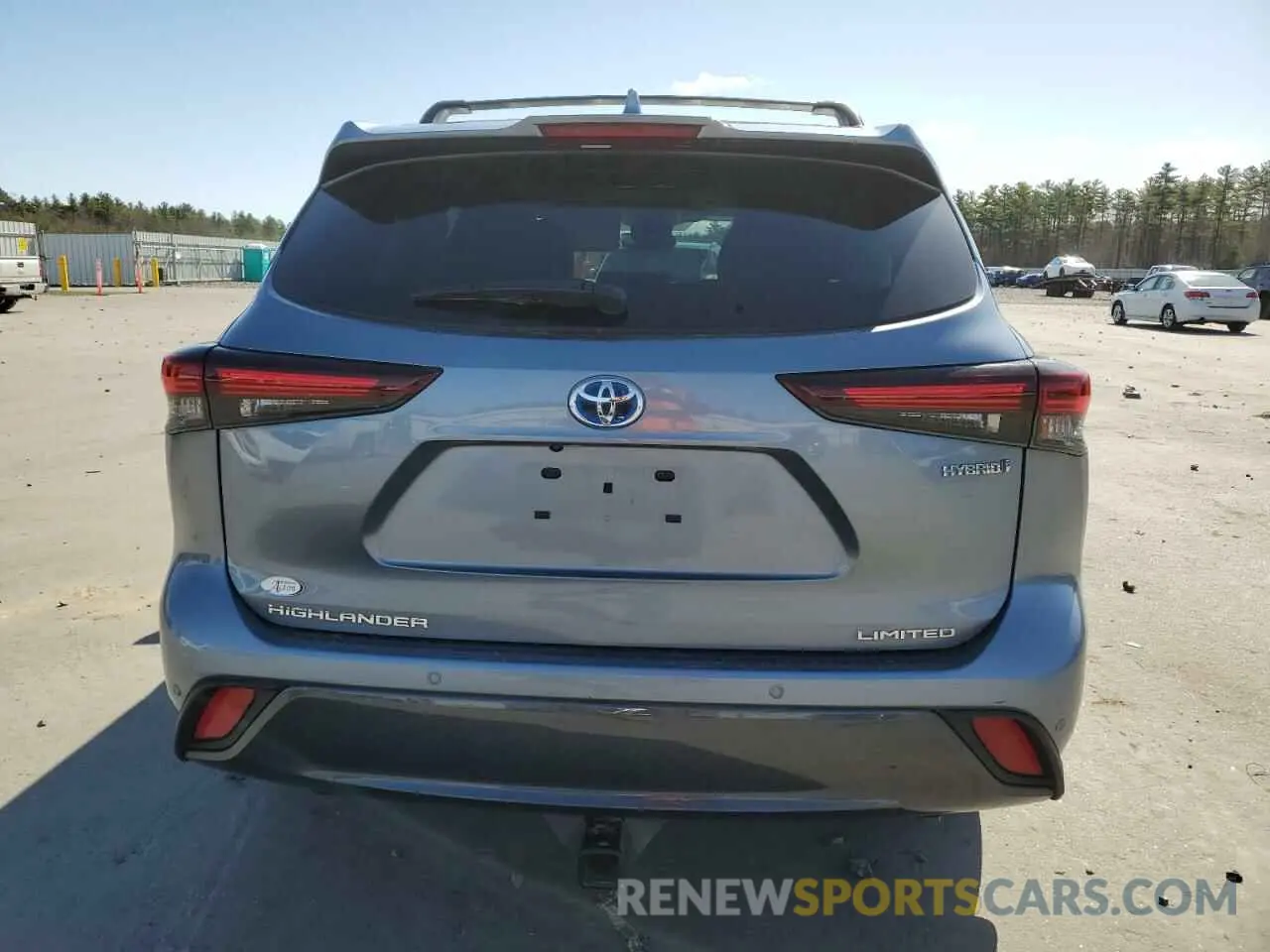 6 fotografías del automóvil dañado 5TDXBRCHXRS616734 TOYOTA HIGHLANDER 2024
