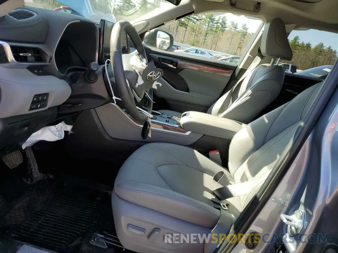 7 fotografías del automóvil dañado 5TDXBRCHXRS616734 TOYOTA HIGHLANDER 2024