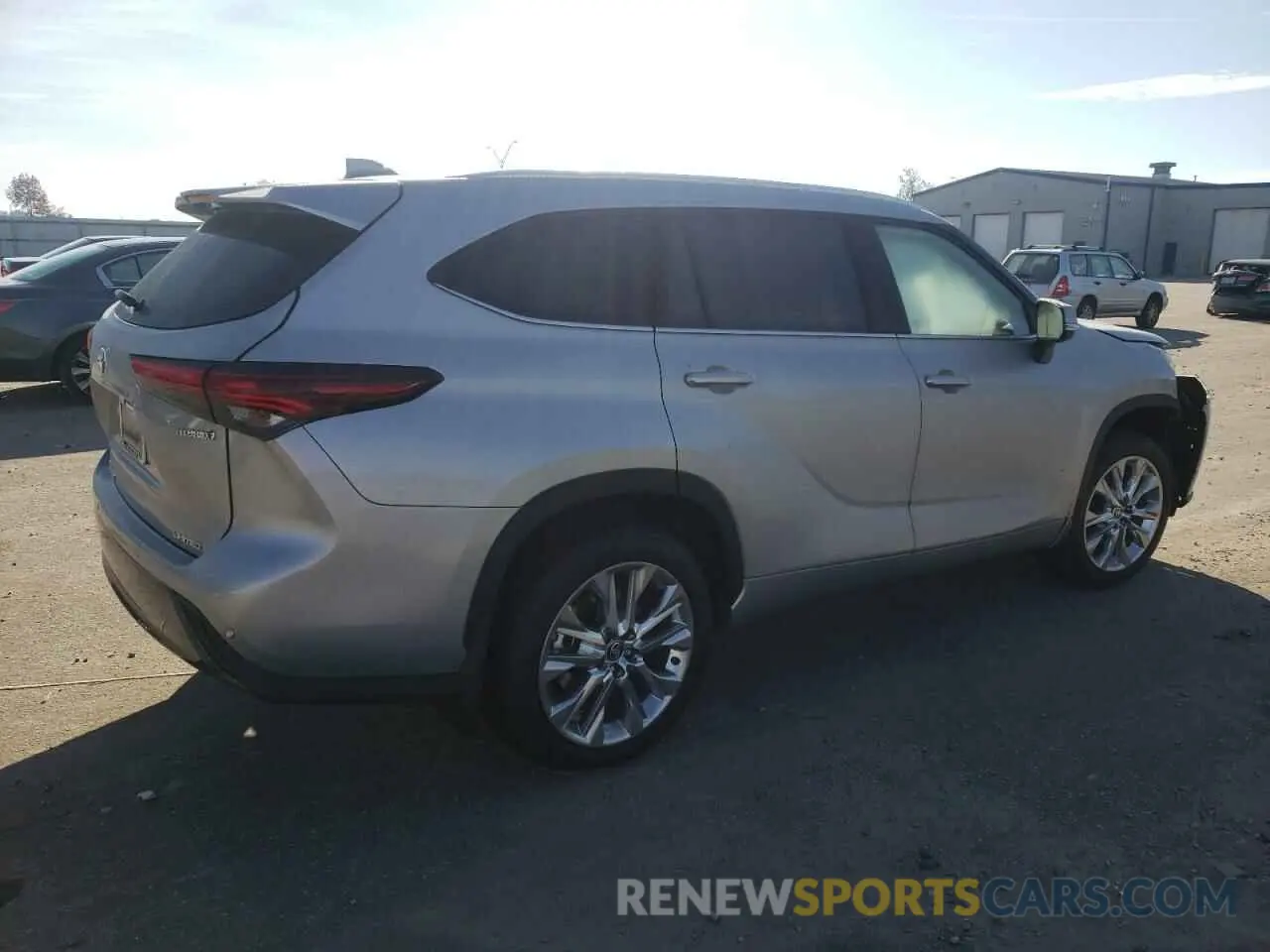 3 fotografías del automóvil dañado 5TDYARAHXRS535730 TOYOTA HIGHLANDER 2024