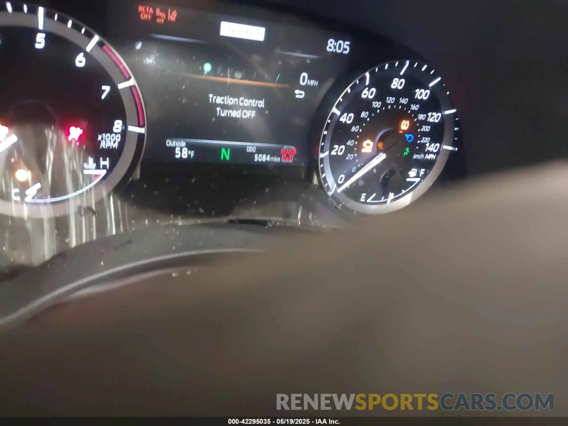 7 fotografías del automóvil dañado 5TDKDRBH9SS576156 TOYOTA HIGHLANDER 2025