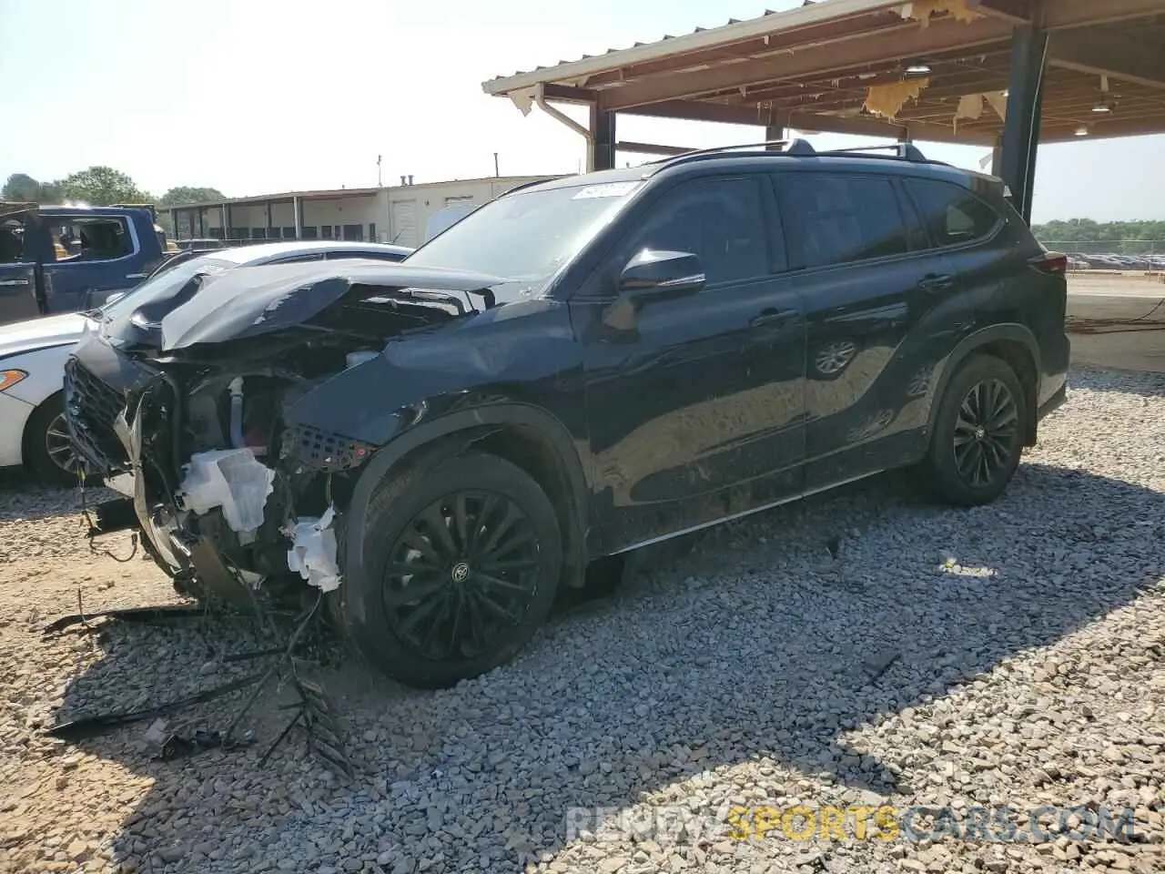 1 fotografías del automóvil dañado 5TDKDRBH9SS580918 TOYOTA HIGHLANDER 2025
