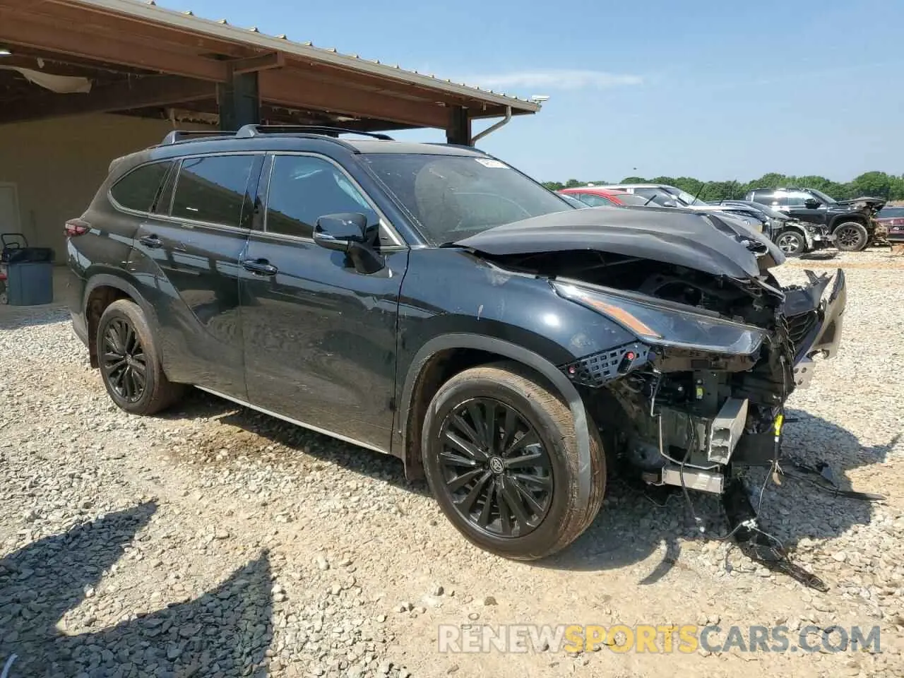 4 fotografías del automóvil dañado 5TDKDRBH9SS580918 TOYOTA HIGHLANDER 2025