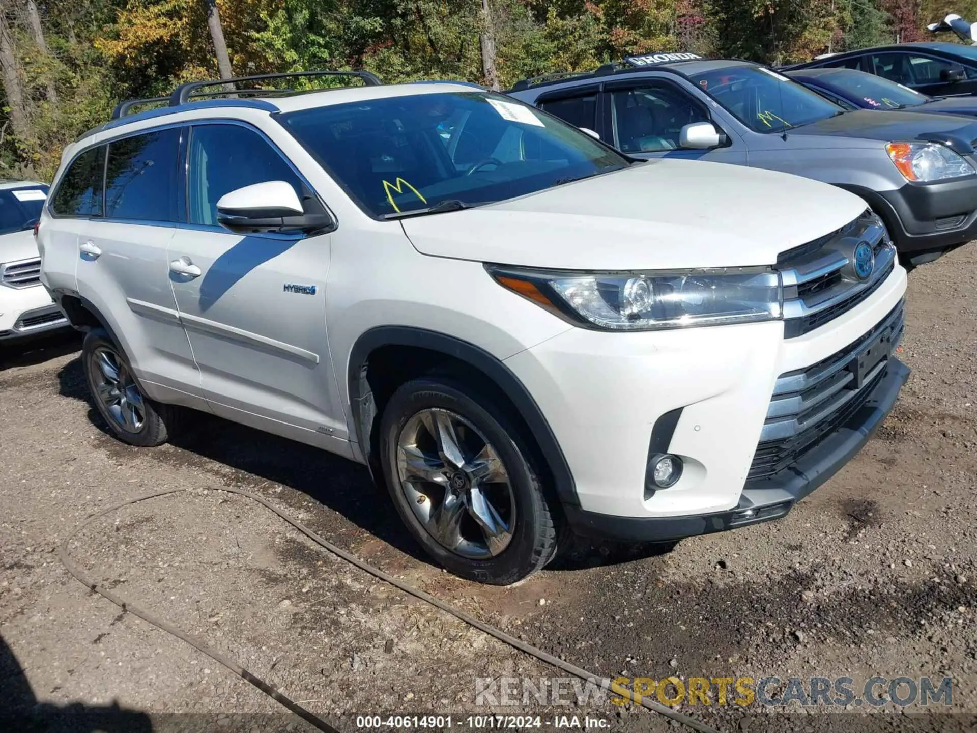 1 fotografías del automóvil dañado 5TDDGRFH3KS052320 TOYOTA HIGHLANDER HYBRID 2019