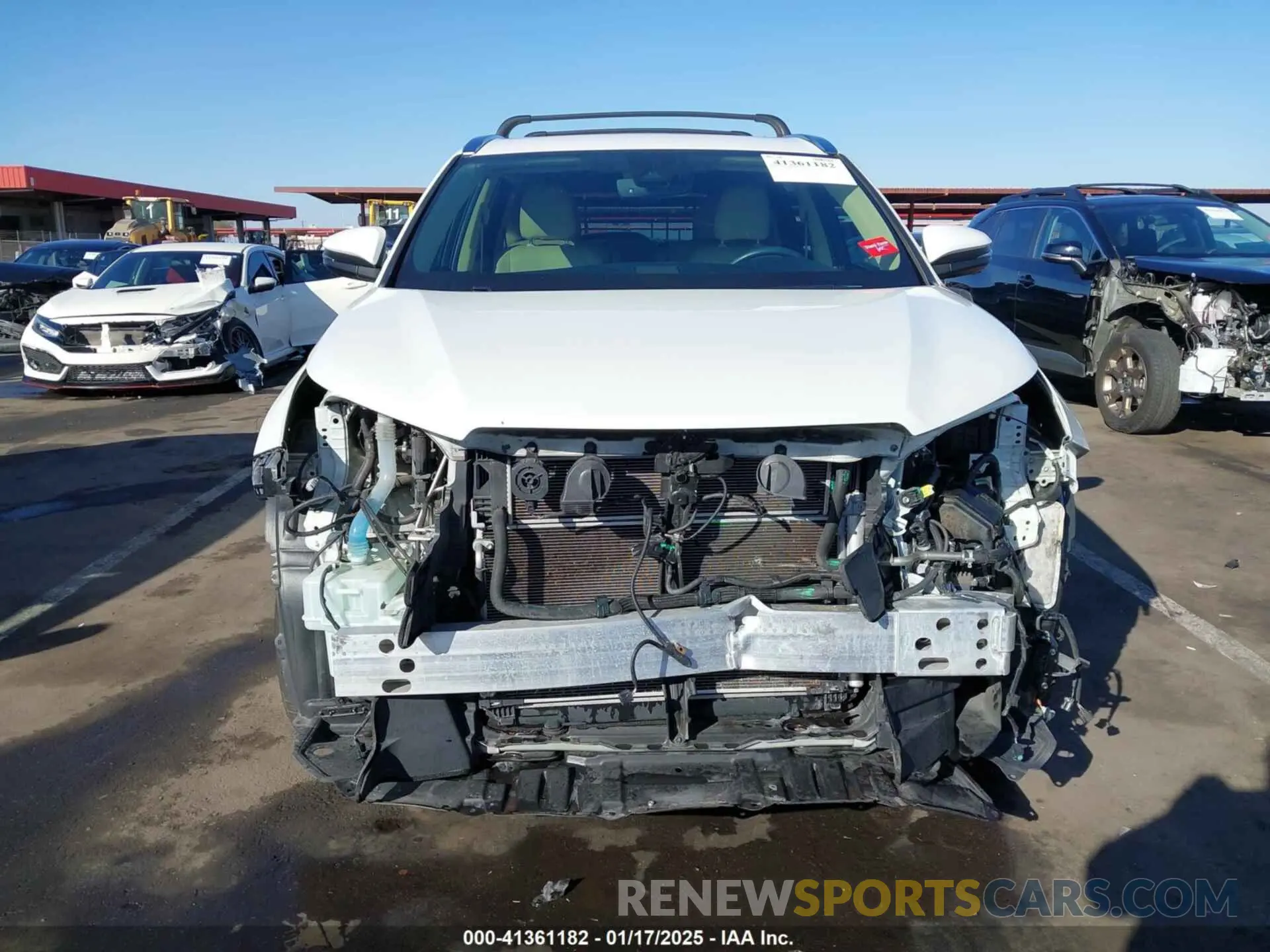 6 fotografías del automóvil dañado 5TDDGRFH4KS053718 TOYOTA HIGHLANDER HYBRID 2019