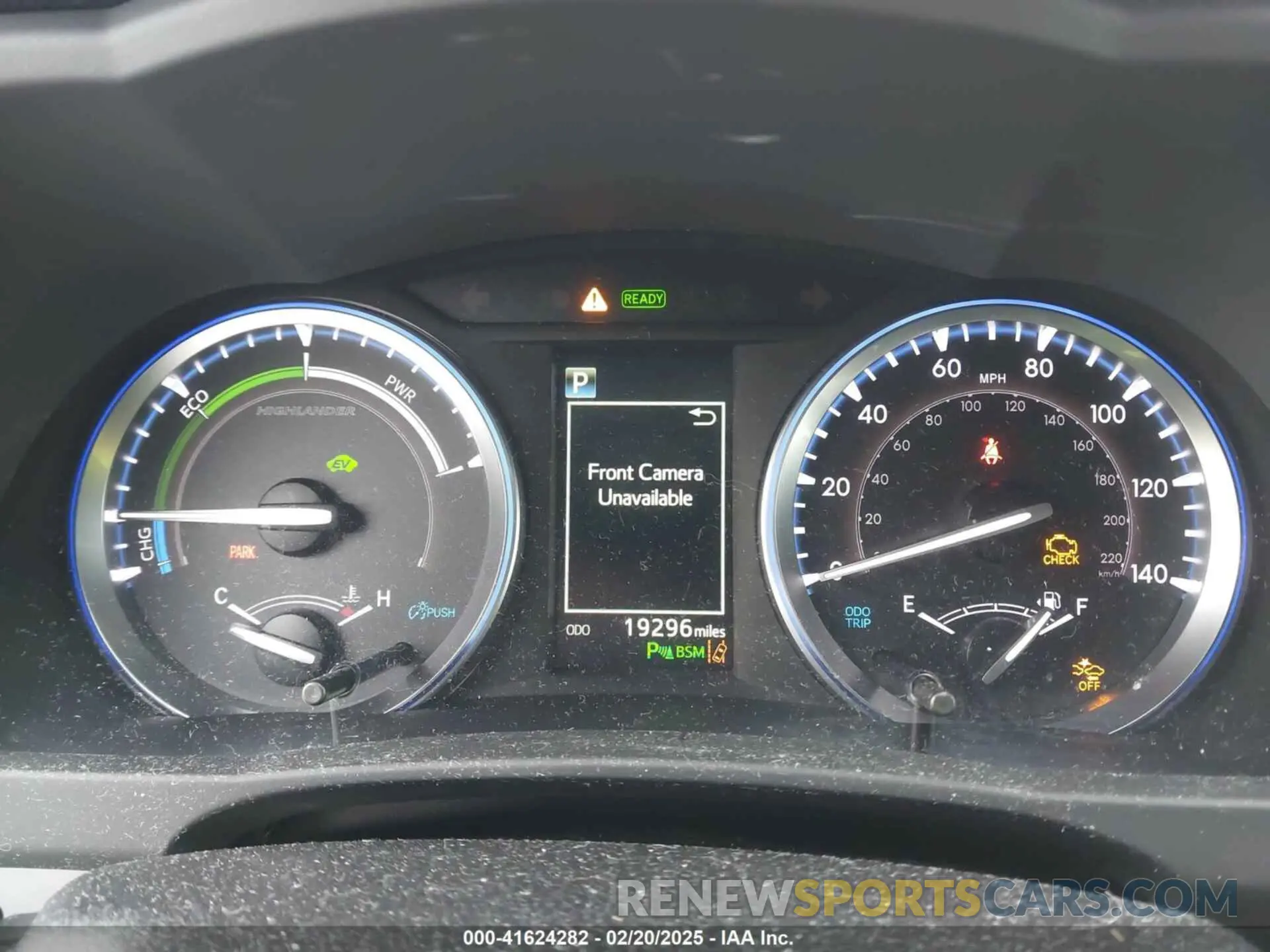 7 fotografías del automóvil dañado 5TDDGRFH6KS075526 TOYOTA HIGHLANDER HYBRID 2019