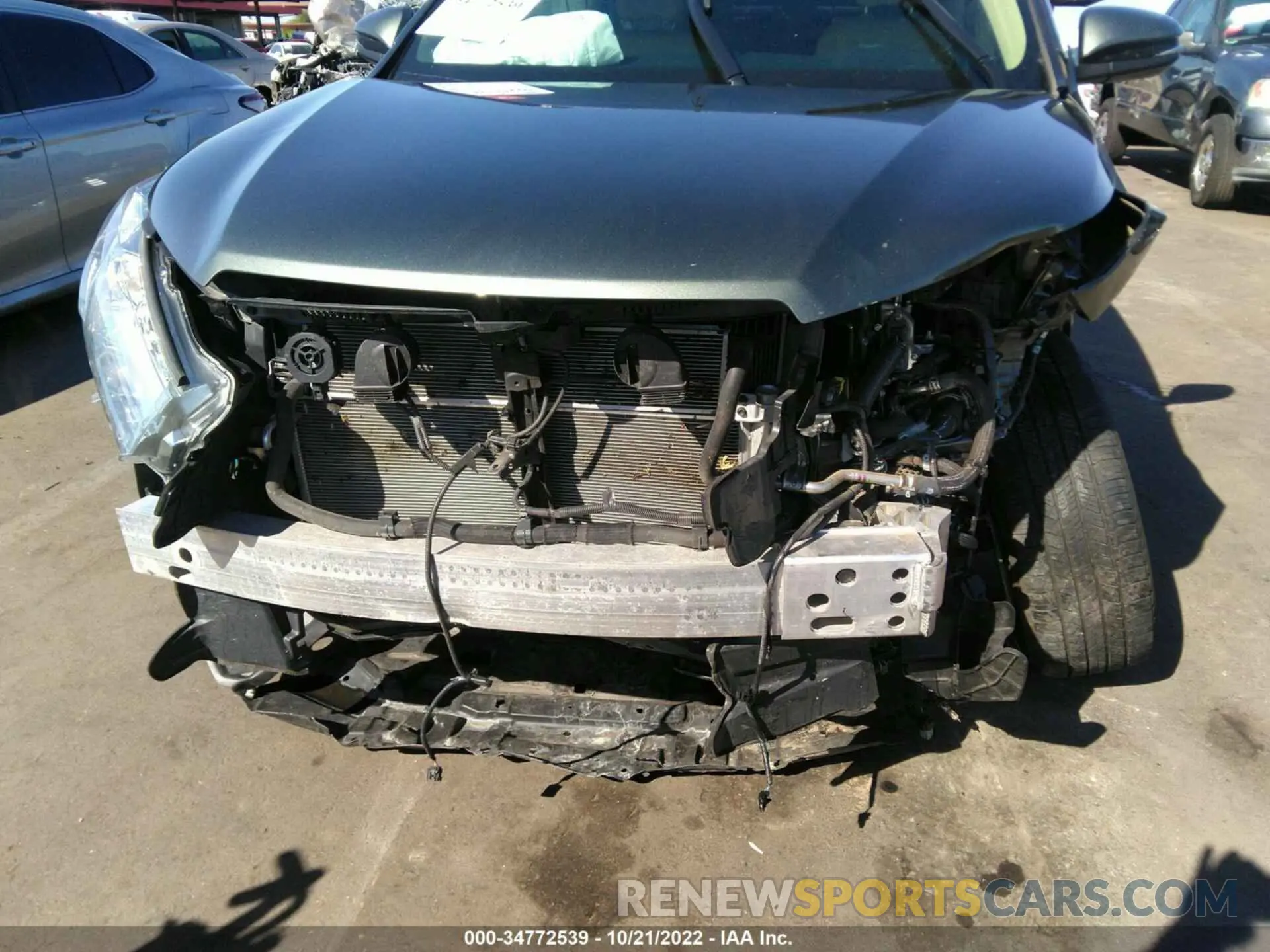 6 fotografías del automóvil dañado 5TDJGRFH5KS060728 TOYOTA HIGHLANDER HYBRID 2019