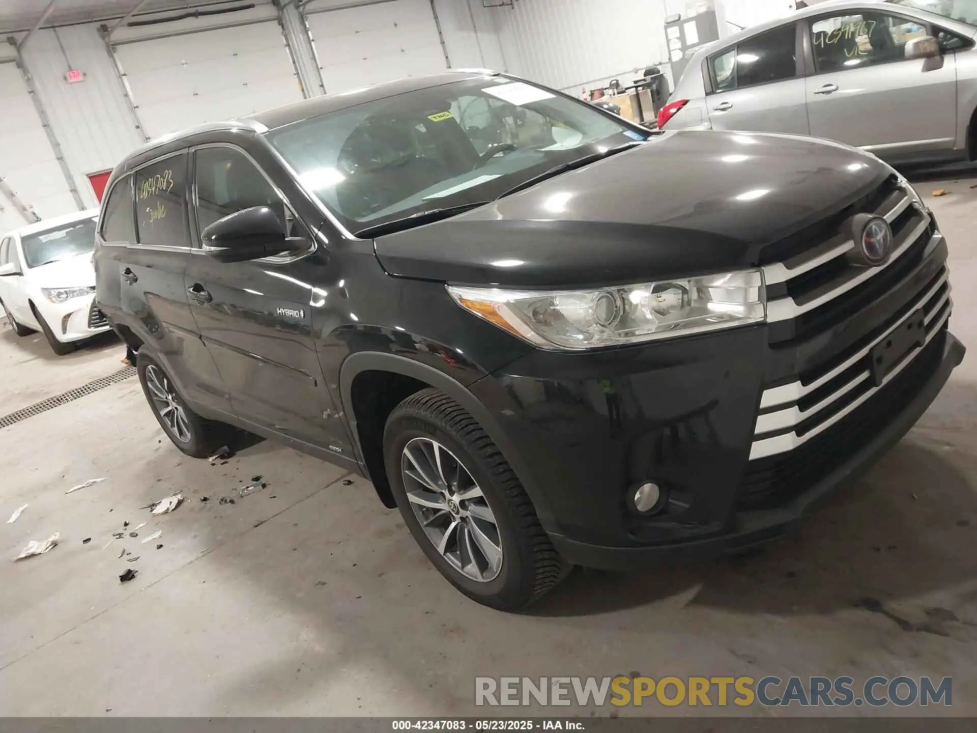 1 fotografías del automóvil dañado 5TDJGRFH7KS078437 TOYOTA HIGHLANDER HYBRID 2019