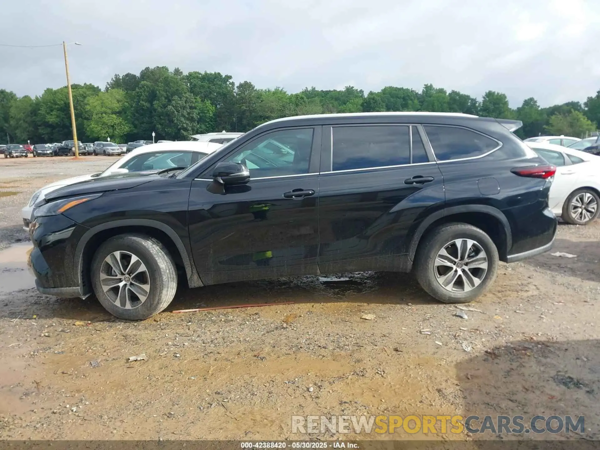 14 fotografías del automóvil dañado 5TDKARAH0RS529652 TOYOTA HIGHLANDER HYBRID 2024