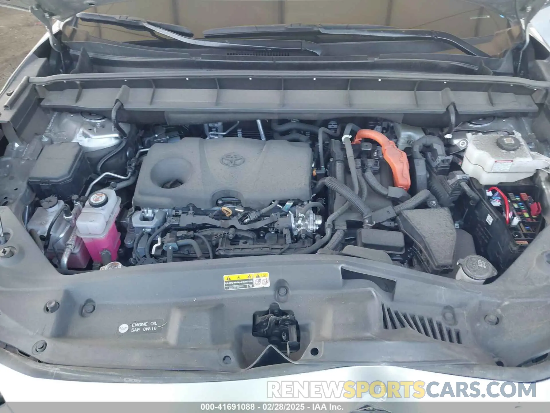 10 fotografías del automóvil dañado 5TDKBRCH3RS143382 TOYOTA HIGHLANDER HYBRID 2024