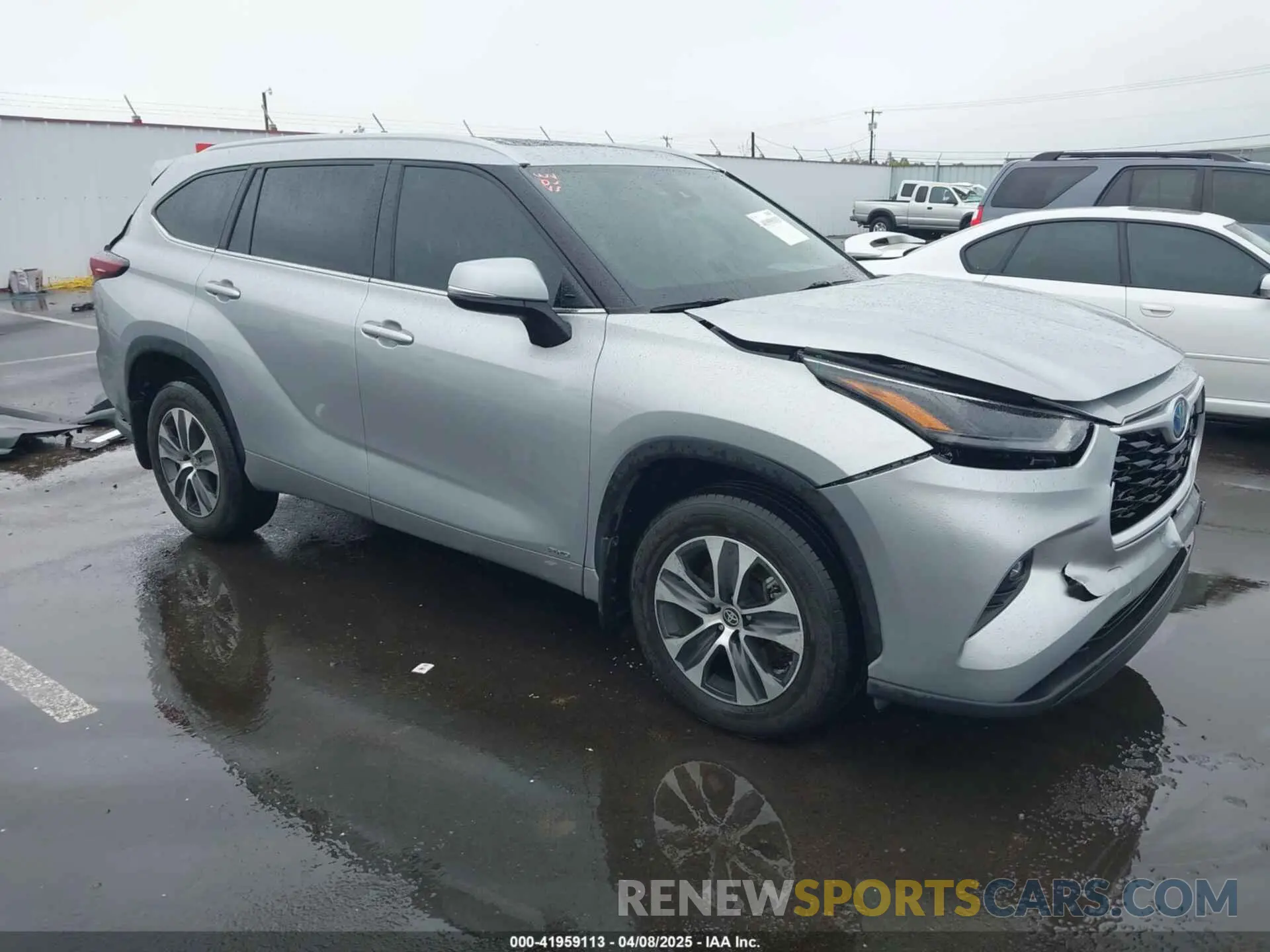 1 fotografías del automóvil dañado 5TDKBRCH6RS604722 TOYOTA HIGHLANDER HYBRID 2024