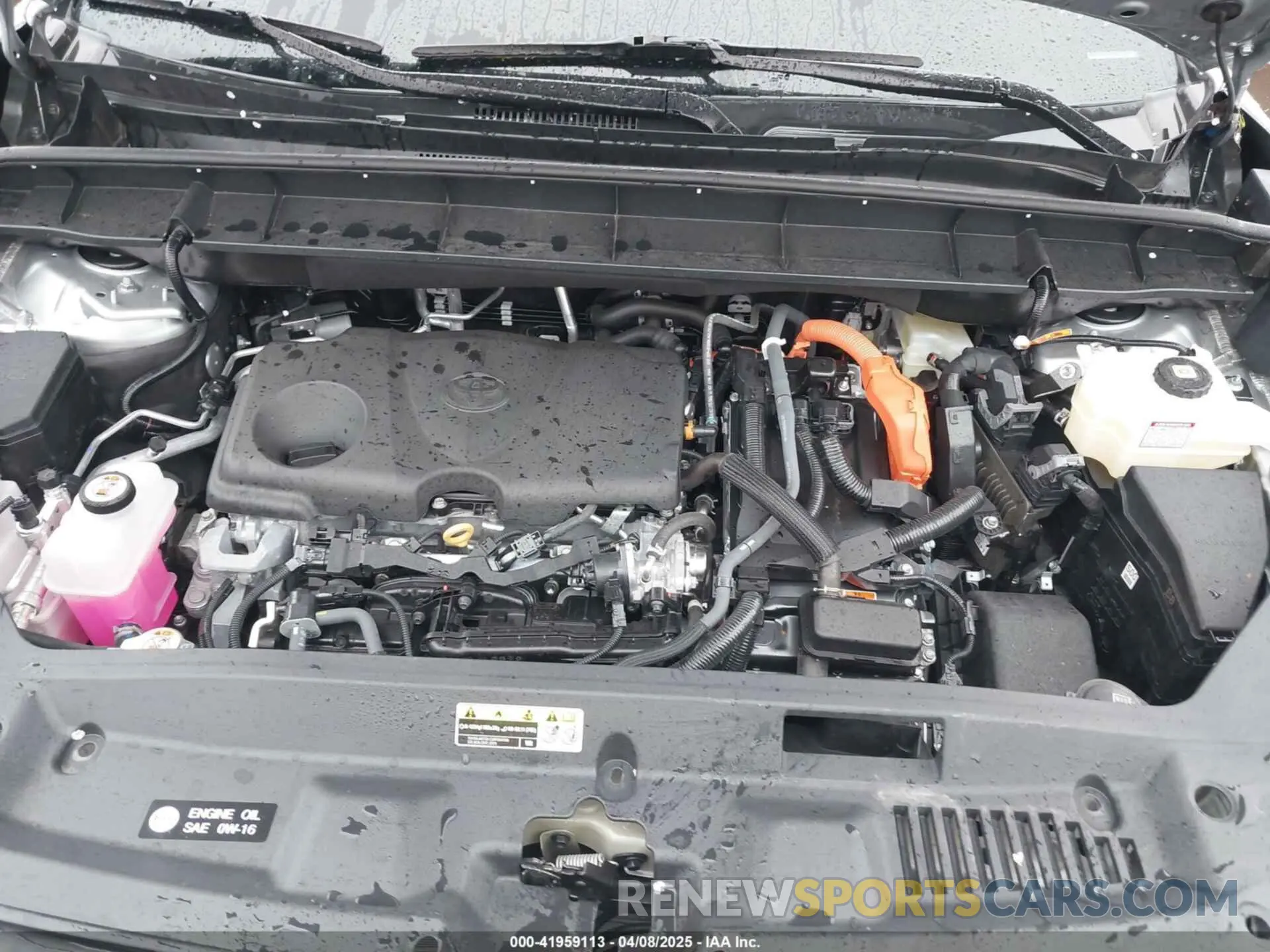 10 fotografías del automóvil dañado 5TDKBRCH6RS604722 TOYOTA HIGHLANDER HYBRID 2024